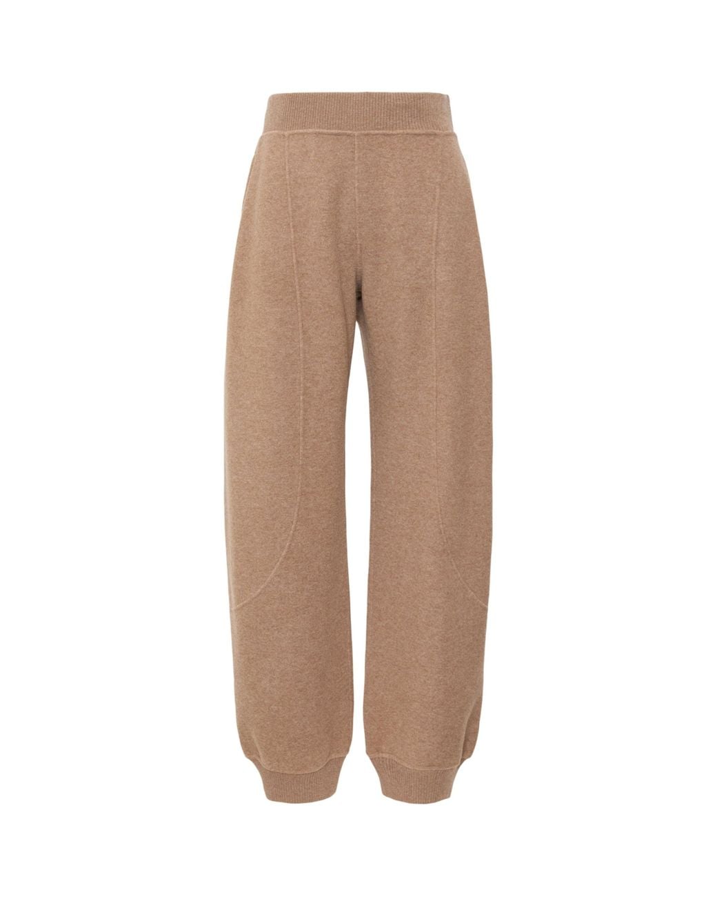 Max Mara Natural Virgin Wool-Cashmere Blend Sweatpants