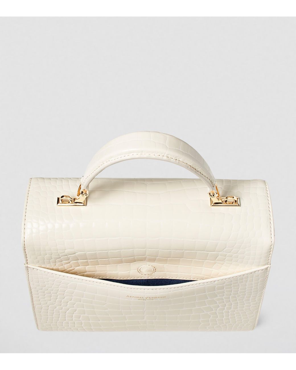 Aspinal White Mayfair Bag