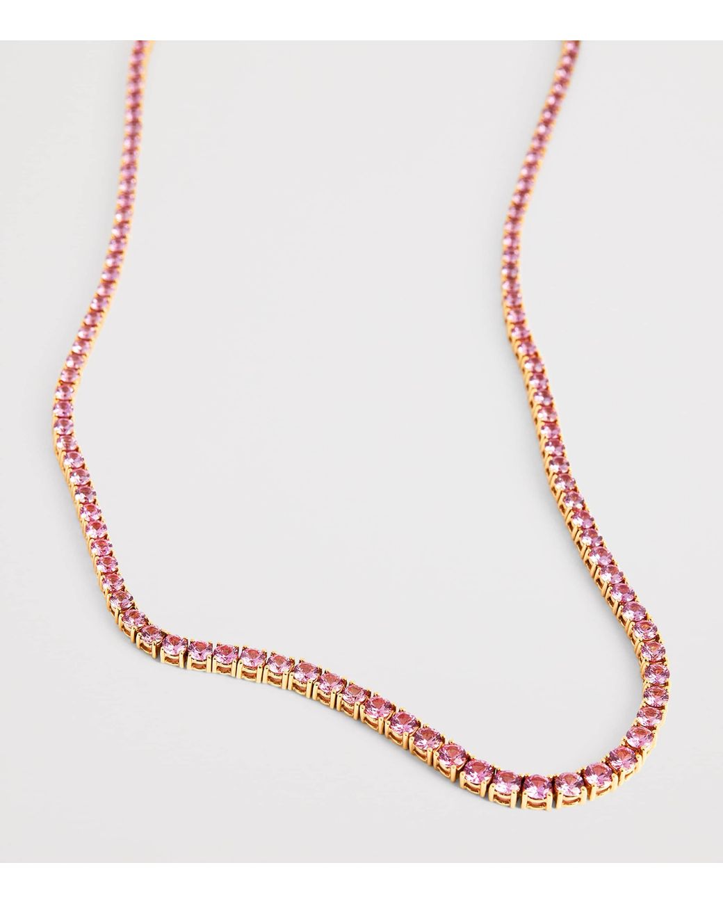 Anita Ko Metallic And Sapphire Hepburn Necklace