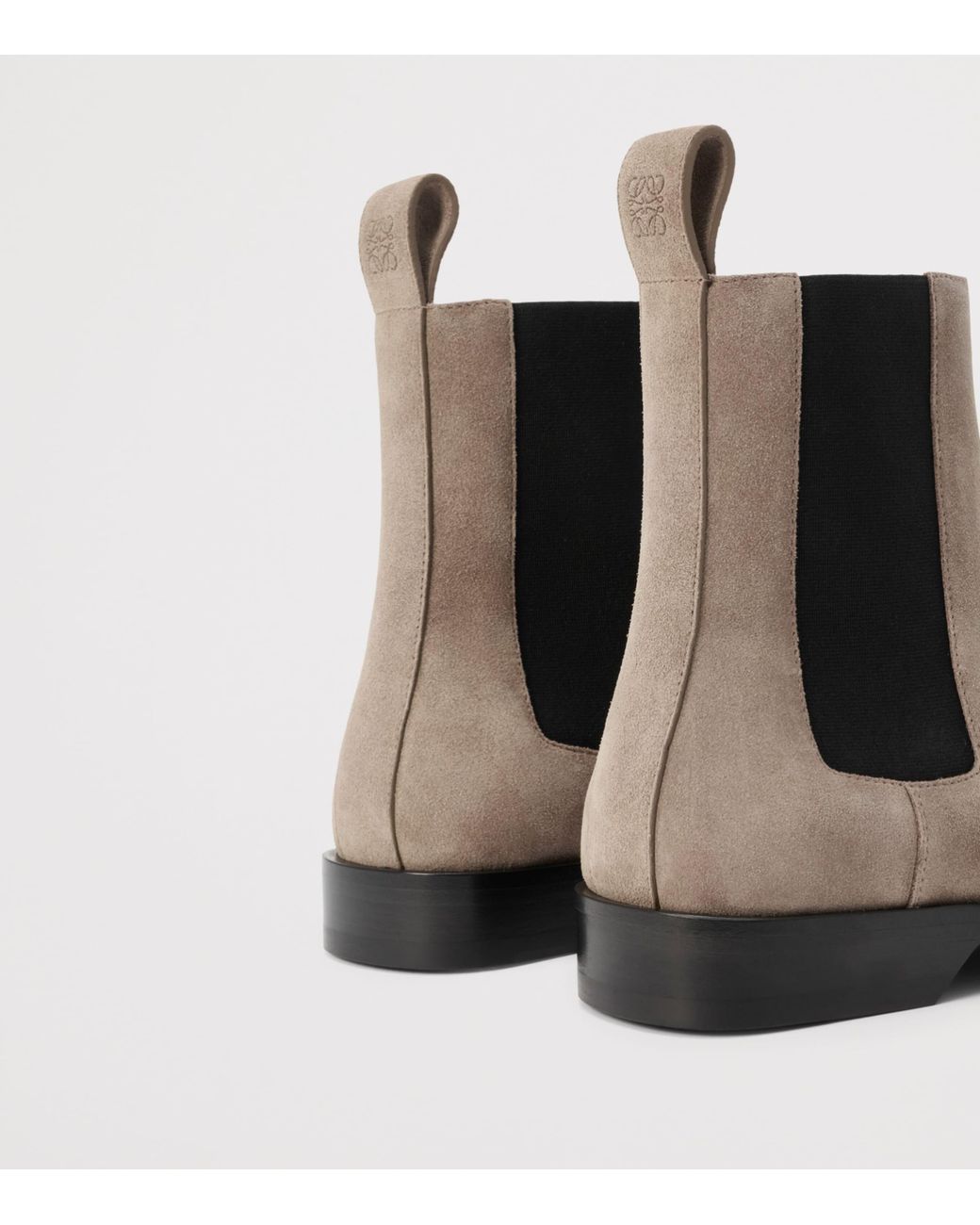Loewe Brown Suede Bobine Chelsea Ankle Boots for men