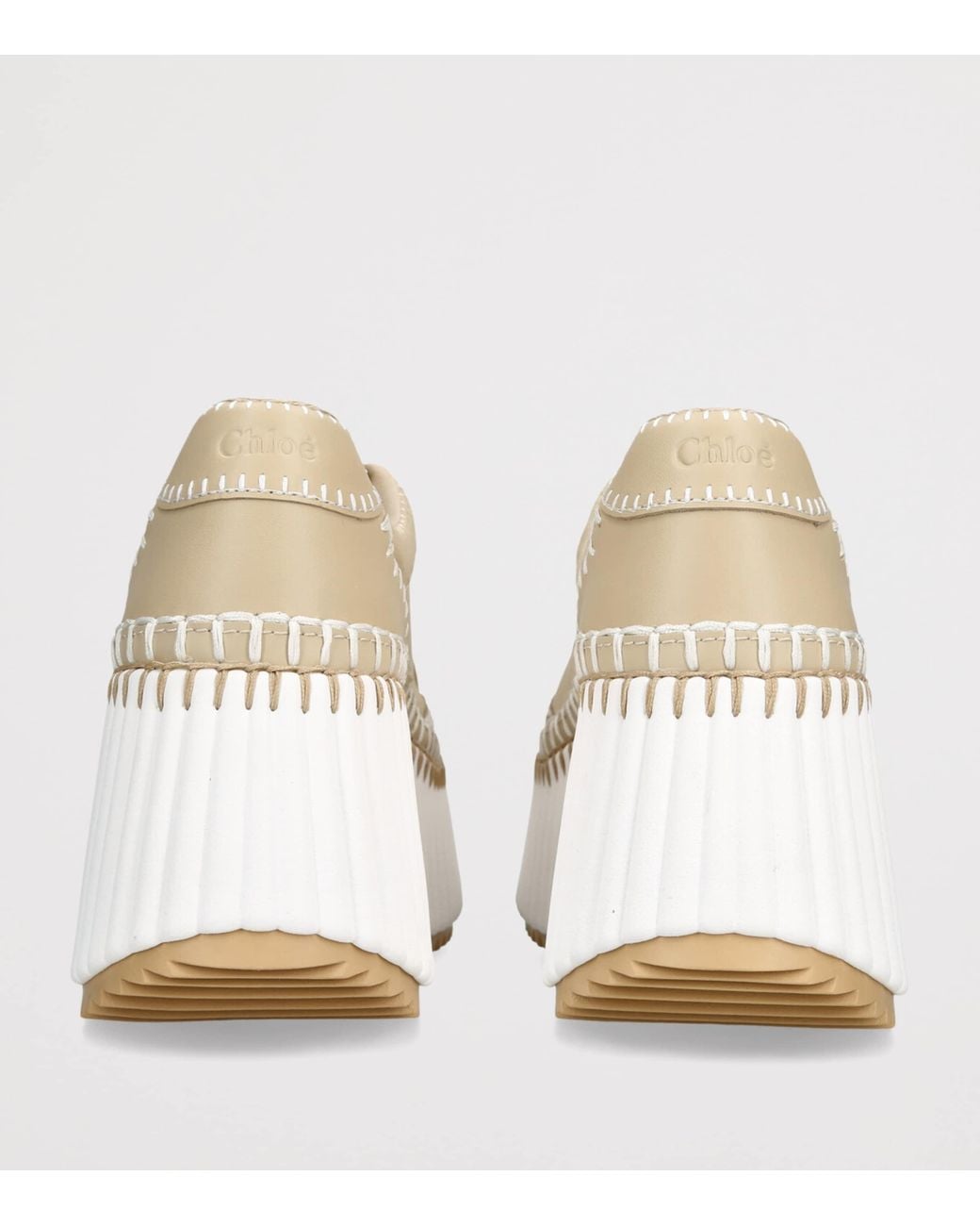 Chloé Natural Nama Runner Platform Sneakers