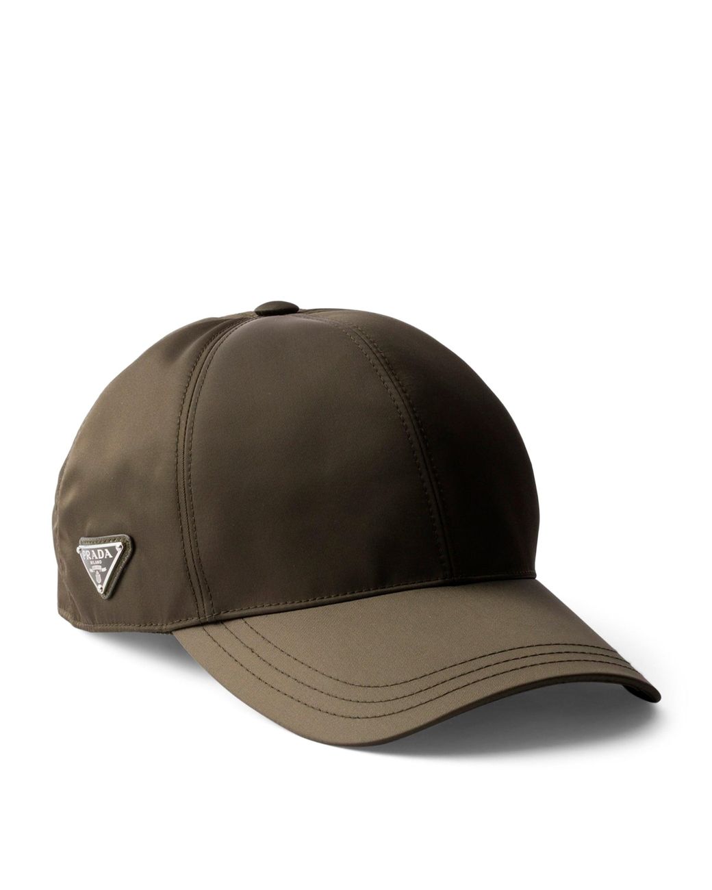 Prada Green Re-Nylon Baseball Cap for men