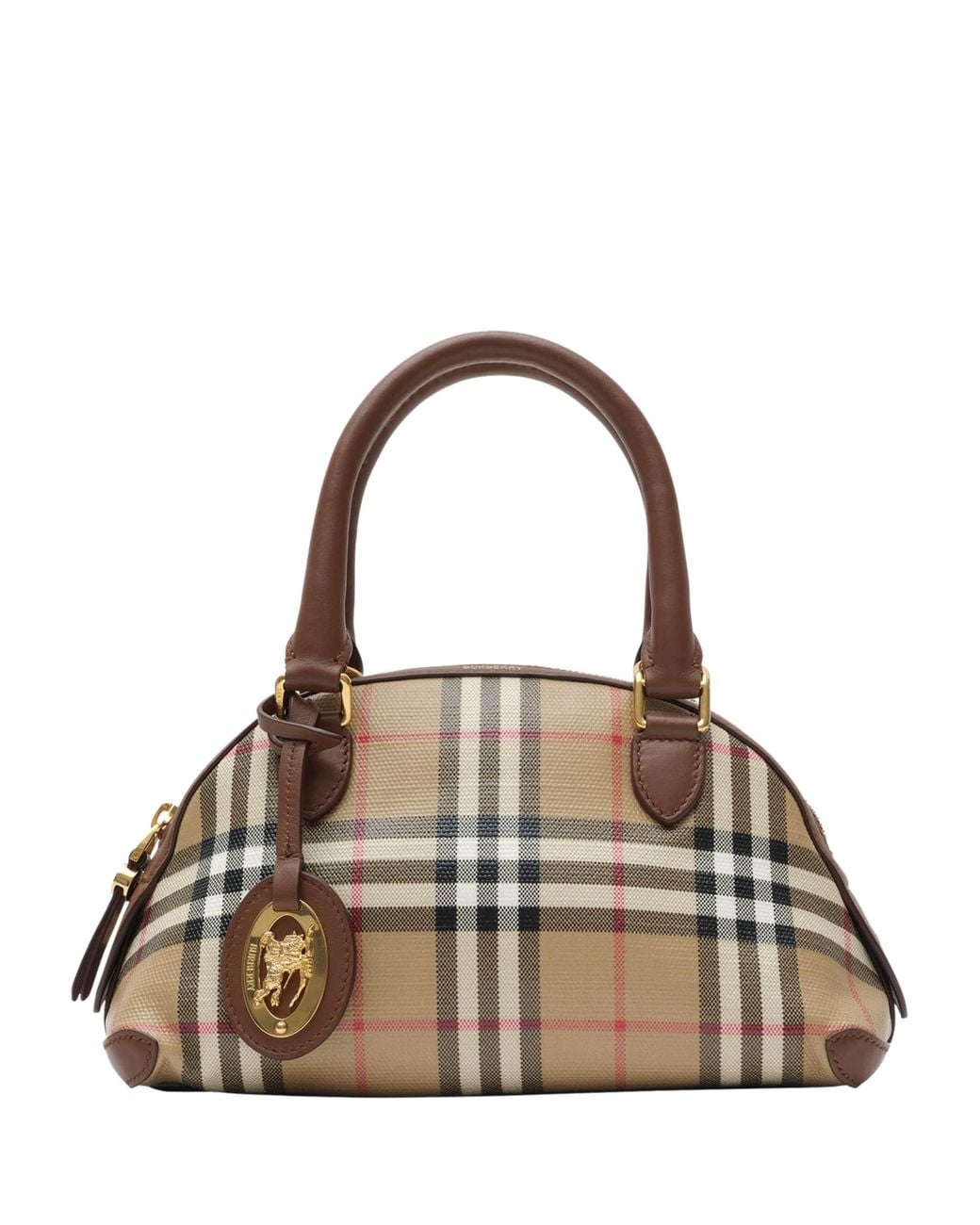 Burberry Brown Mini Primrose Top-Handle Bag