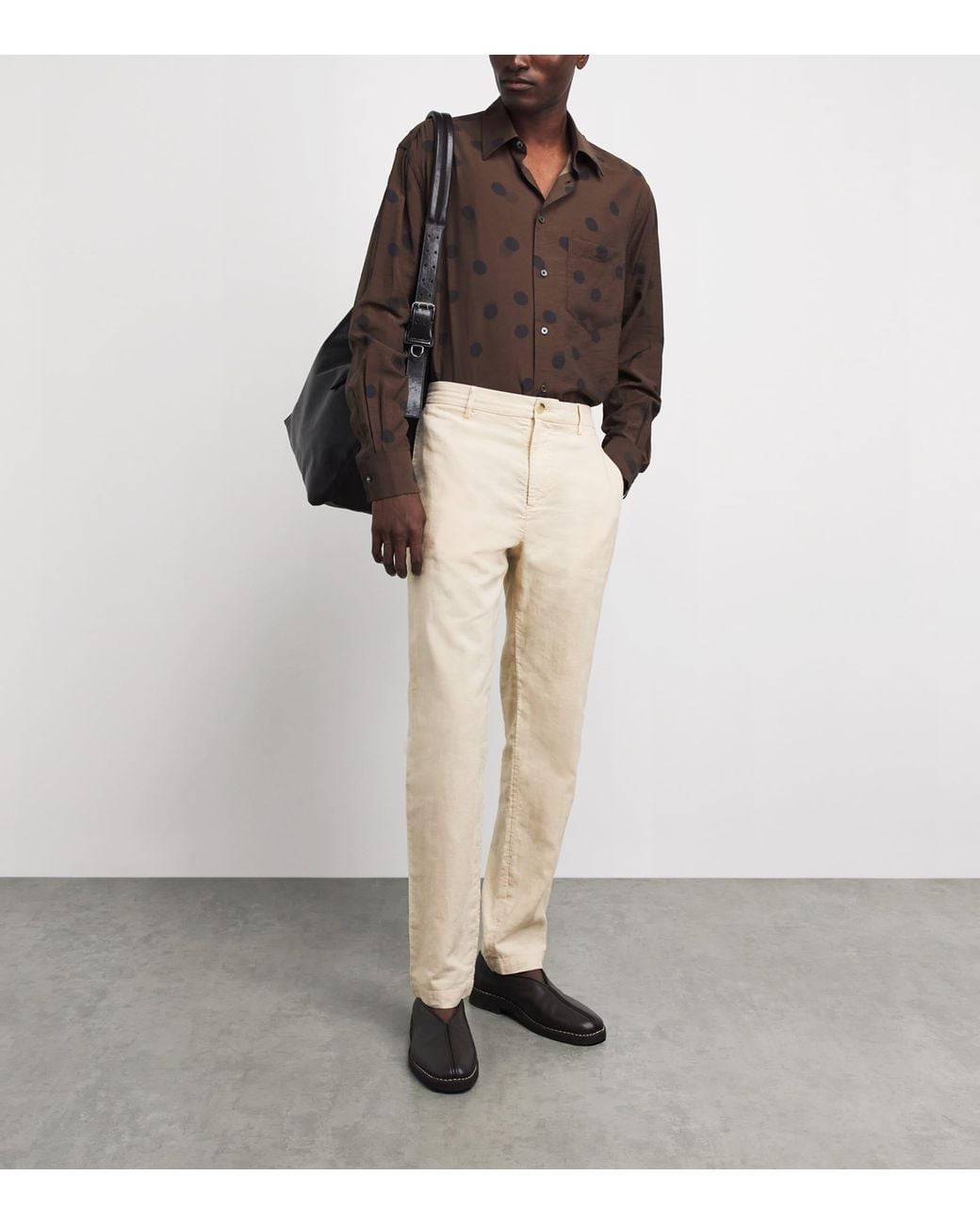 Paul Smith Brown Polka-Dot Shirt for men
