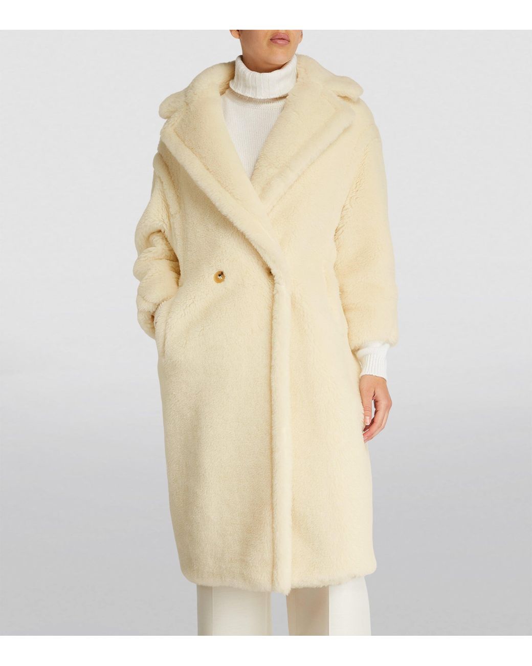 Max Mara Natural Teddy Bear Icon Coat