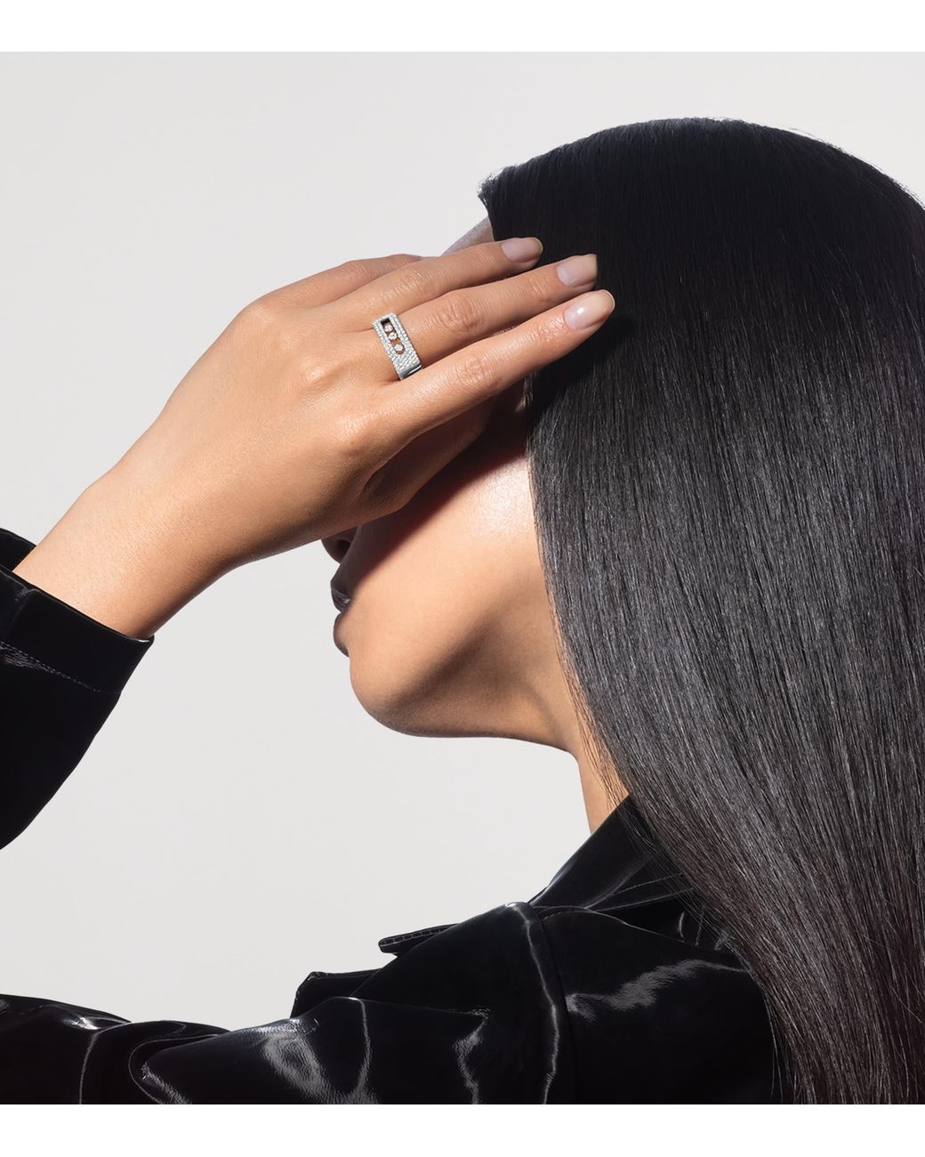 Messika Metallic Move Noa And Pavé Diamond Ring