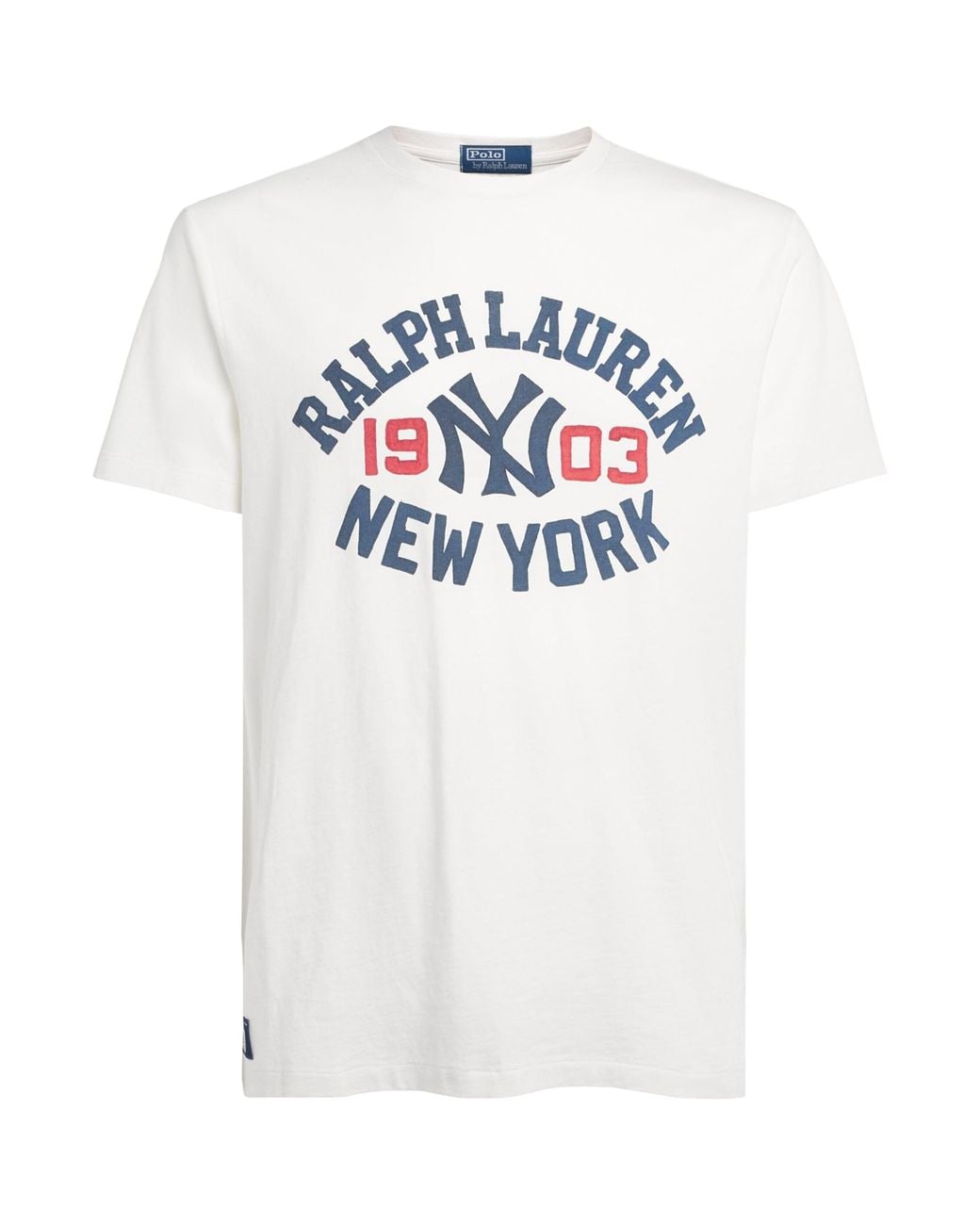 Polo Ralph Lauren White X Yankees Cotton T-Shirt for men