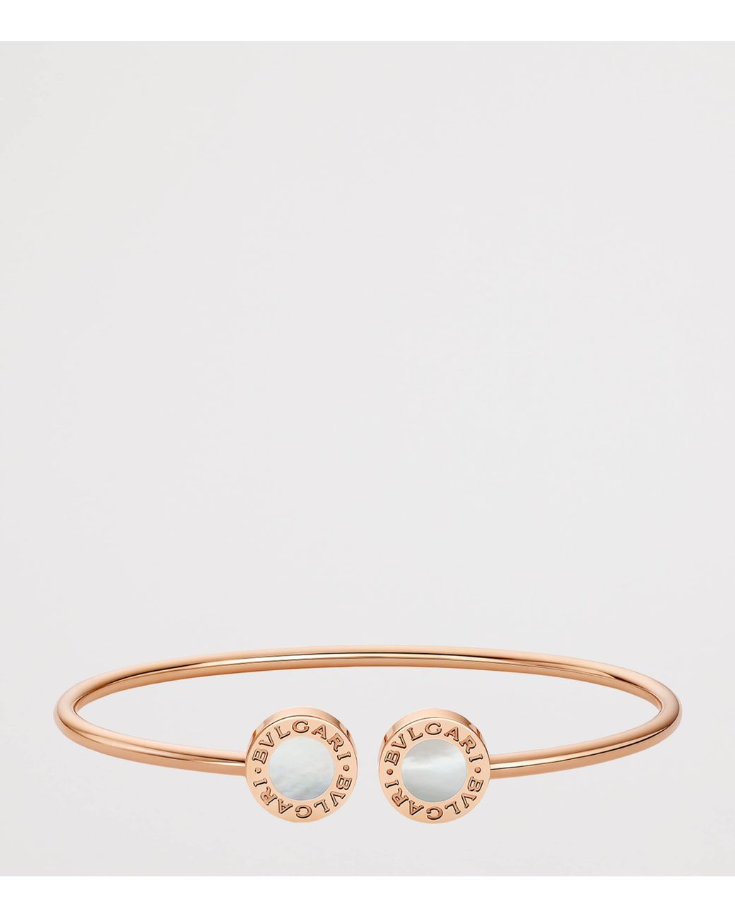 BVLGARI White And Mother-Of-Pearl Bangle