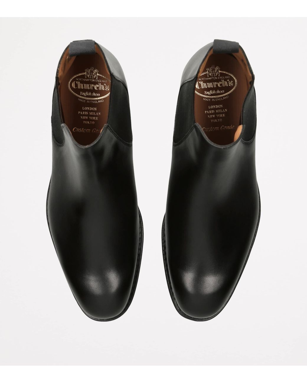 Church's Black Leather Amberley 2 Chelsea Boots for men