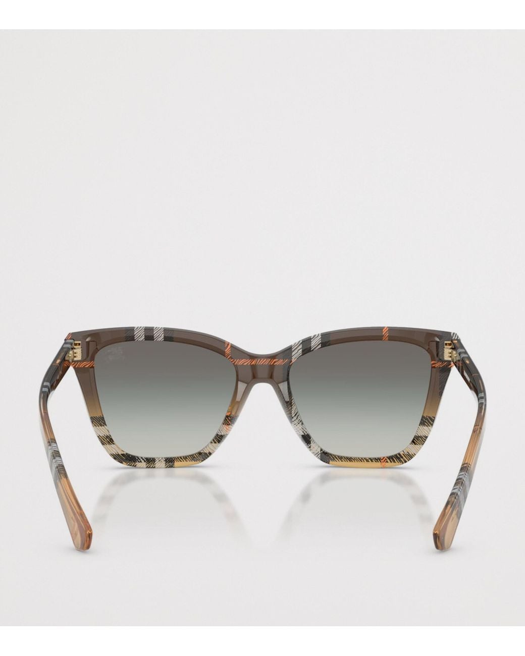 Burberry Gray Acetate Be4470 Square Sunglasses