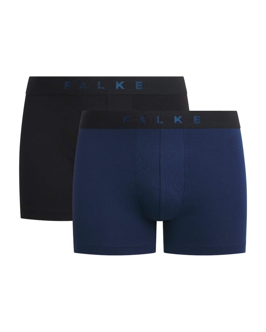 Falke Blue Stretch-Egyptian Cotton Boxer Briefs for men