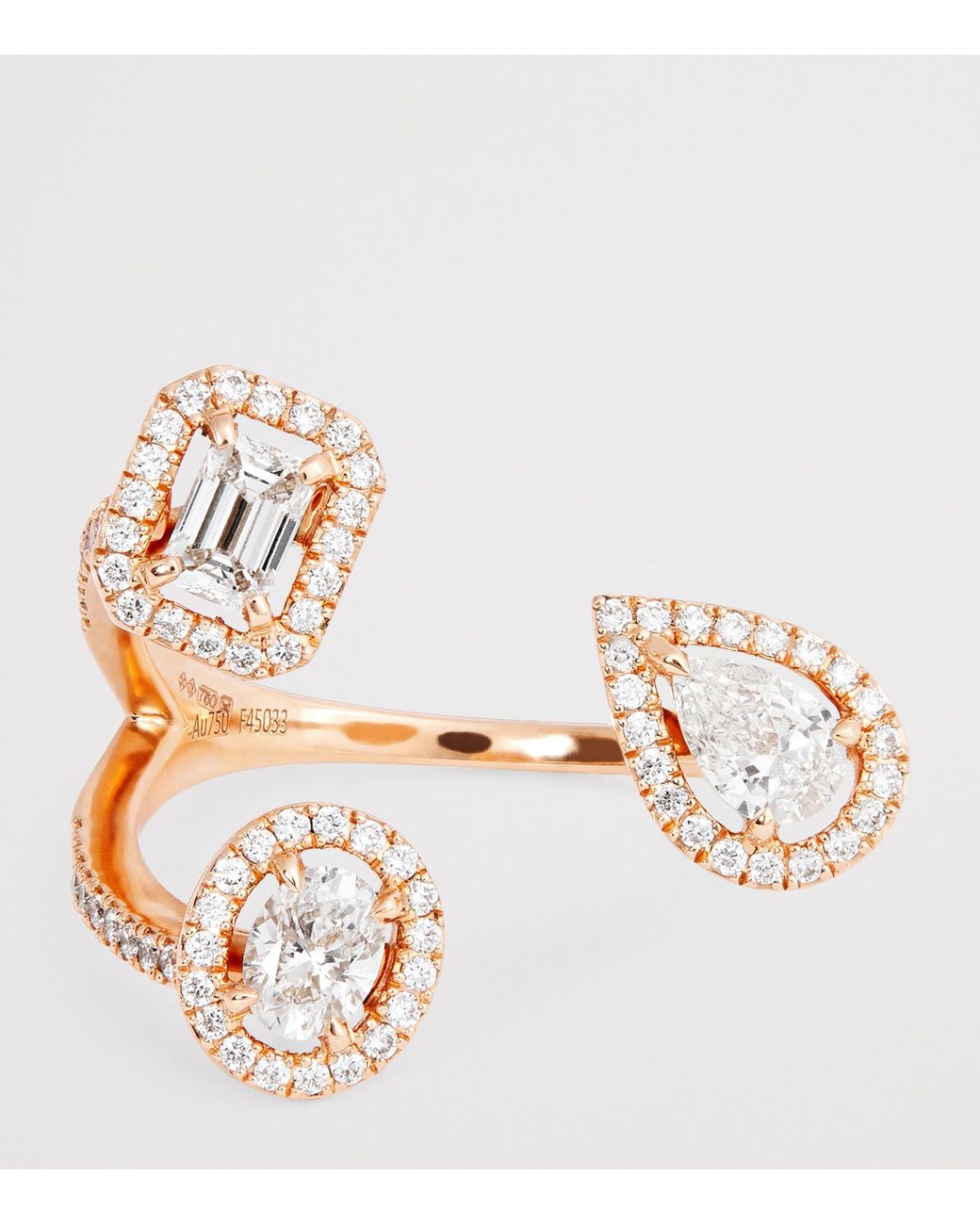 Messika Metallic And Diamond My Twin Ring