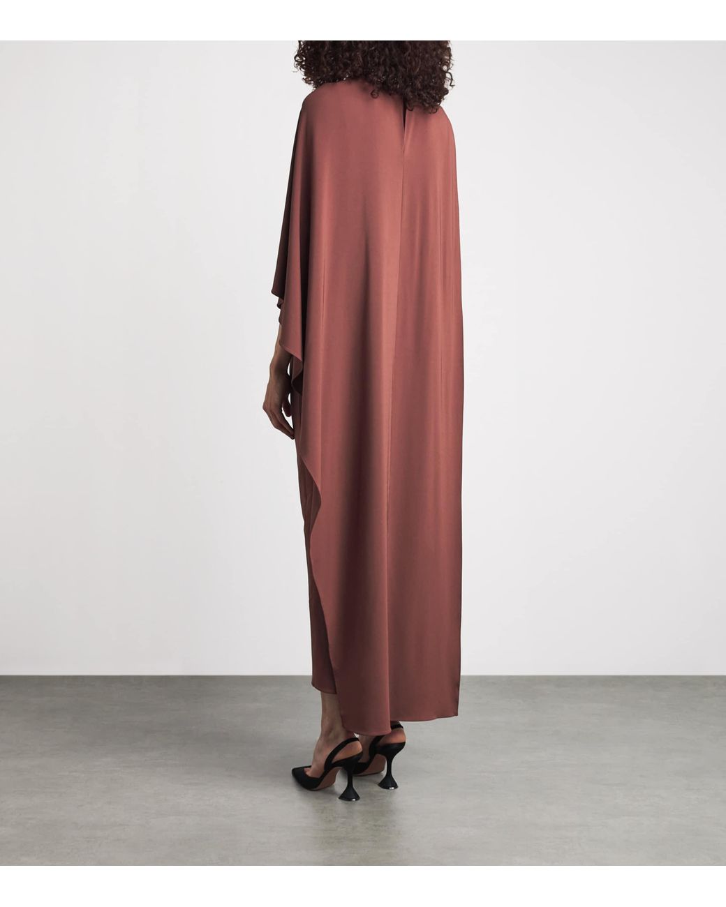 Roland Mouret Red Jersey Crystal-Embellished Column Dress