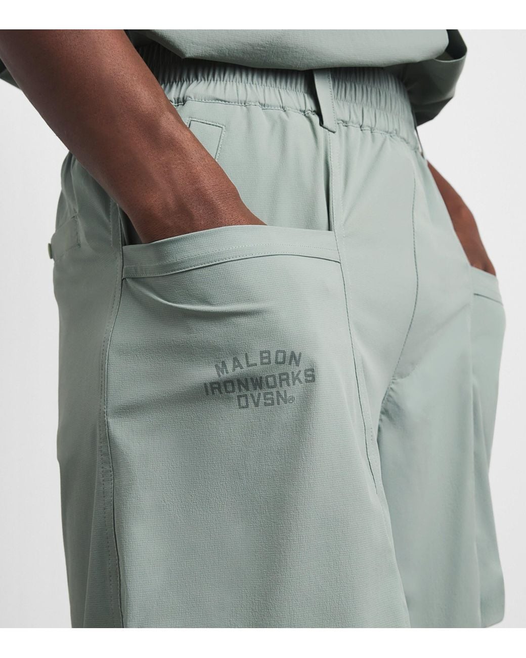 Malbon Blue Division Water-Resistant Shorts for men