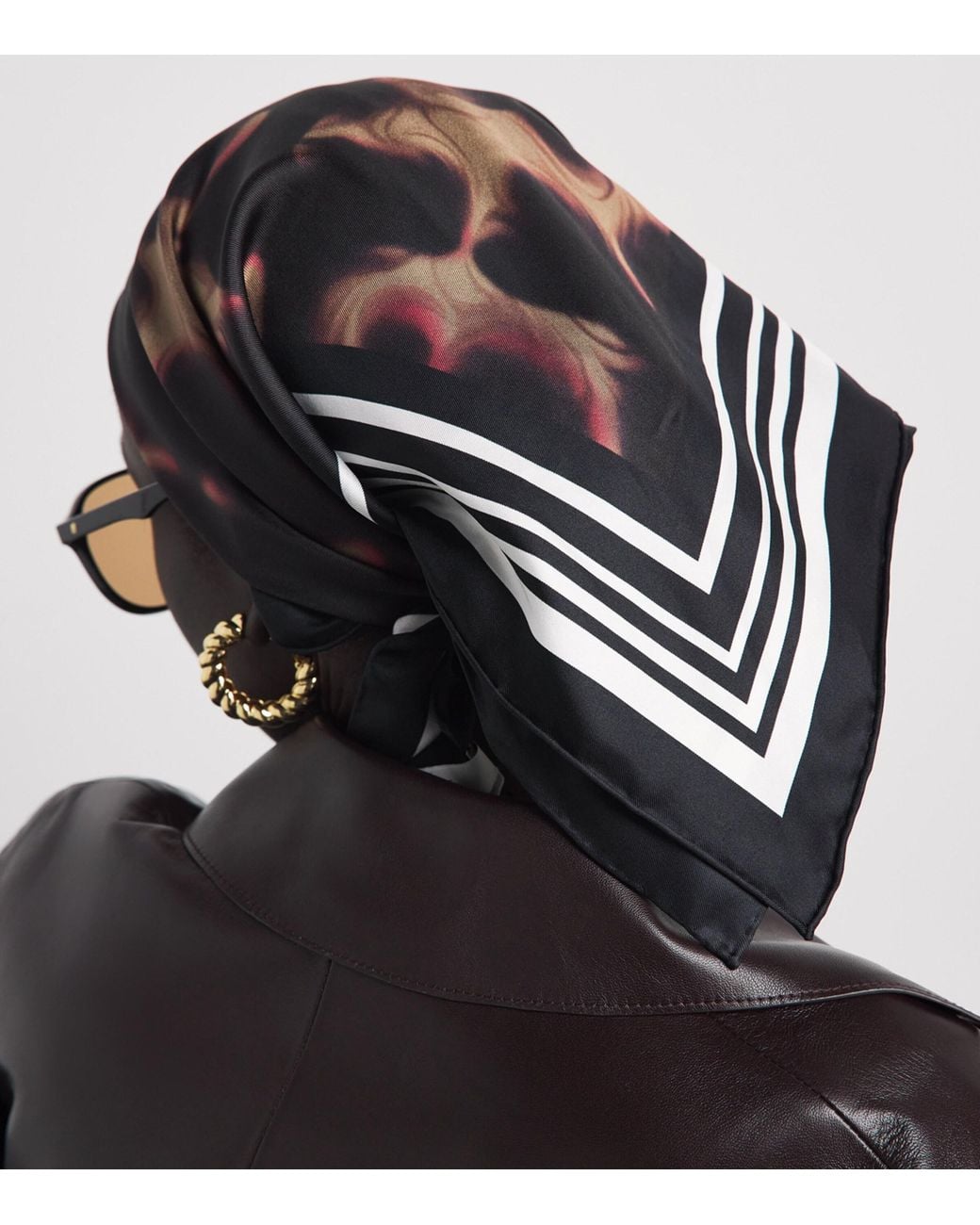 Joseph Black Silk Danica Scarf