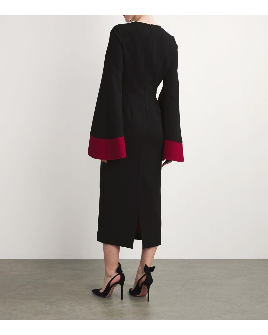 【ROKSANDA】BLACK bell-sleeve dress Roksanda Black Lantern Bell Sleeve Margot Dress Sz M | eBay