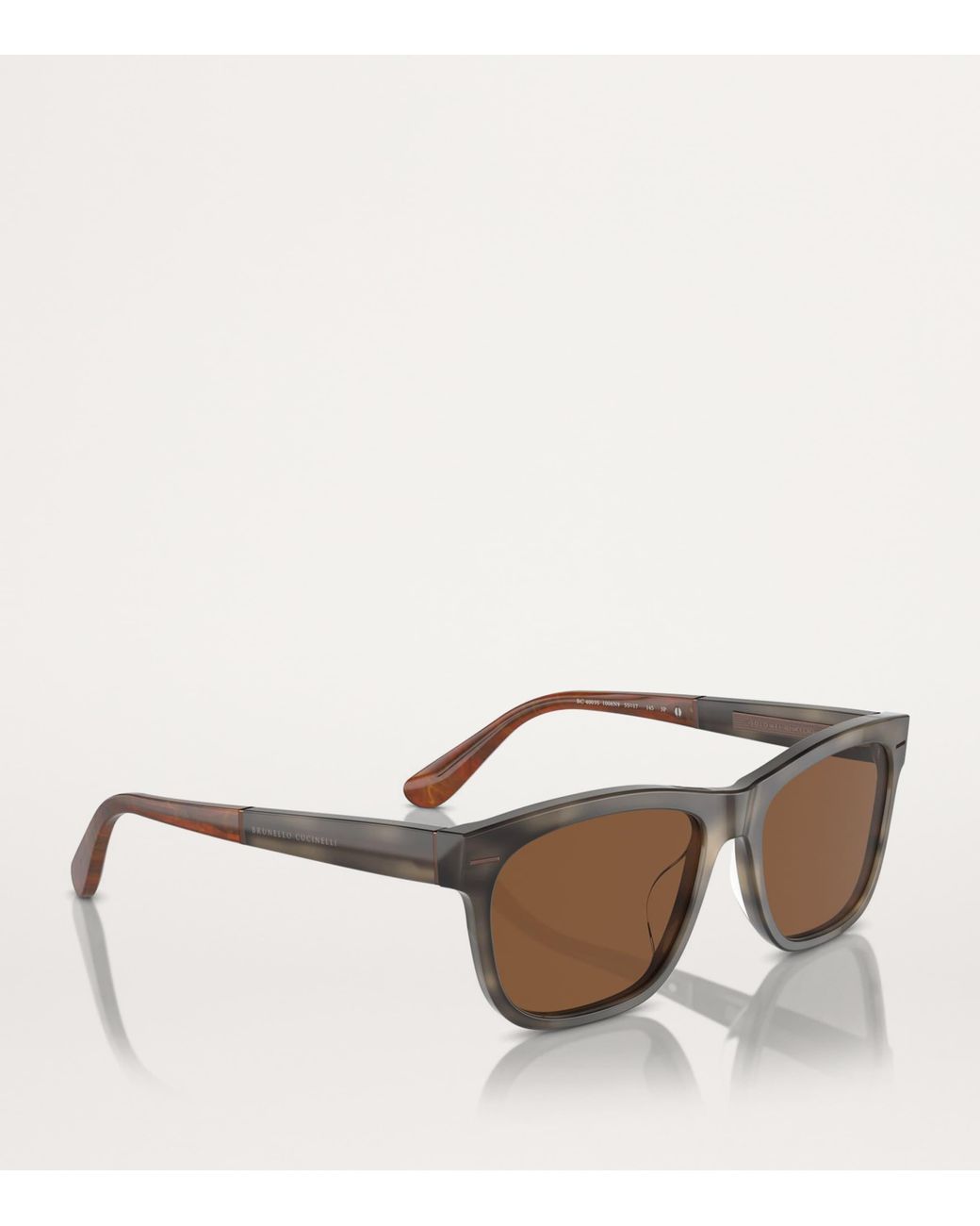 Brunello Cucinelli Brown Titanium Sunglasses