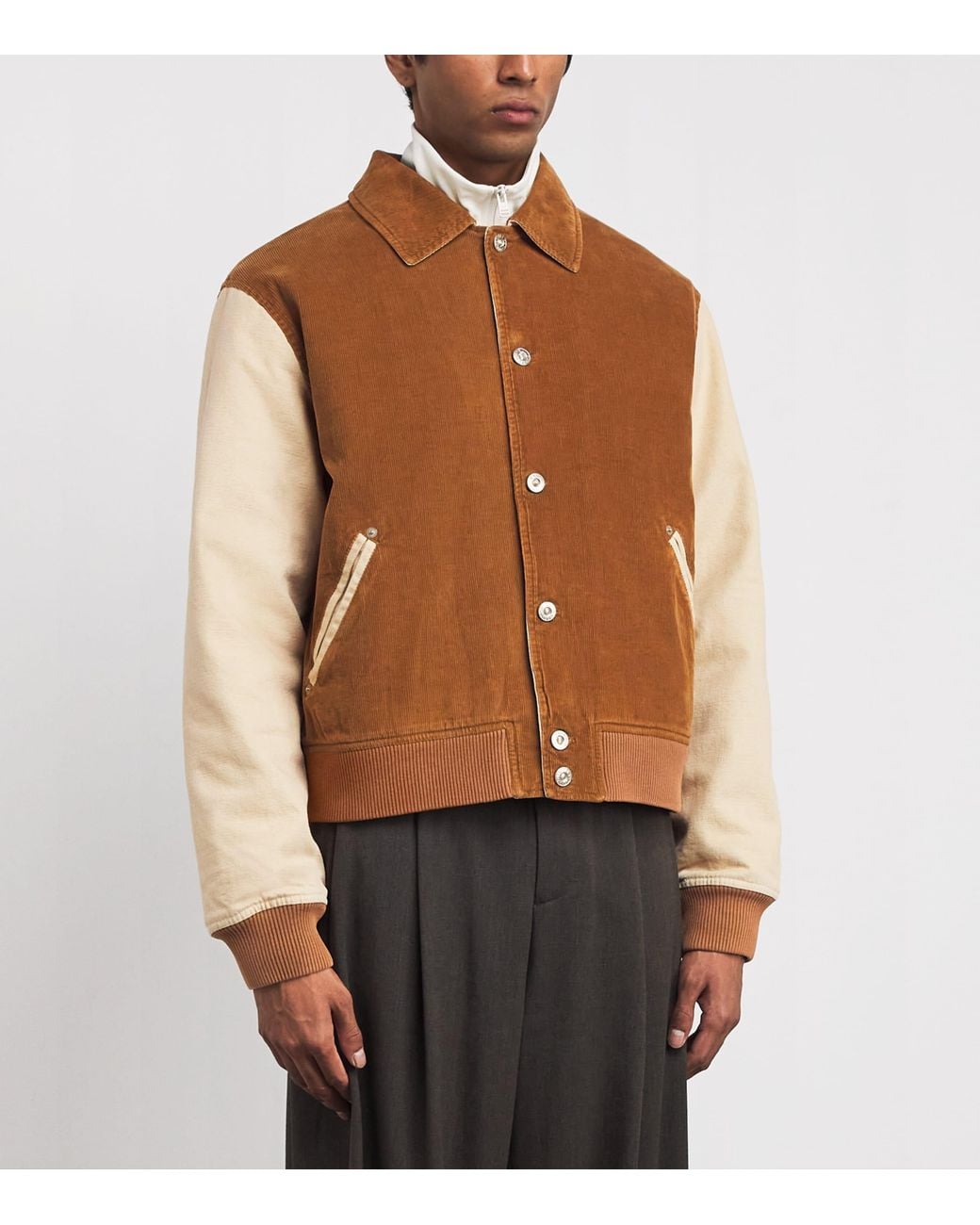 Wales Bonner Brown Homecoming Varsity Jacket for men