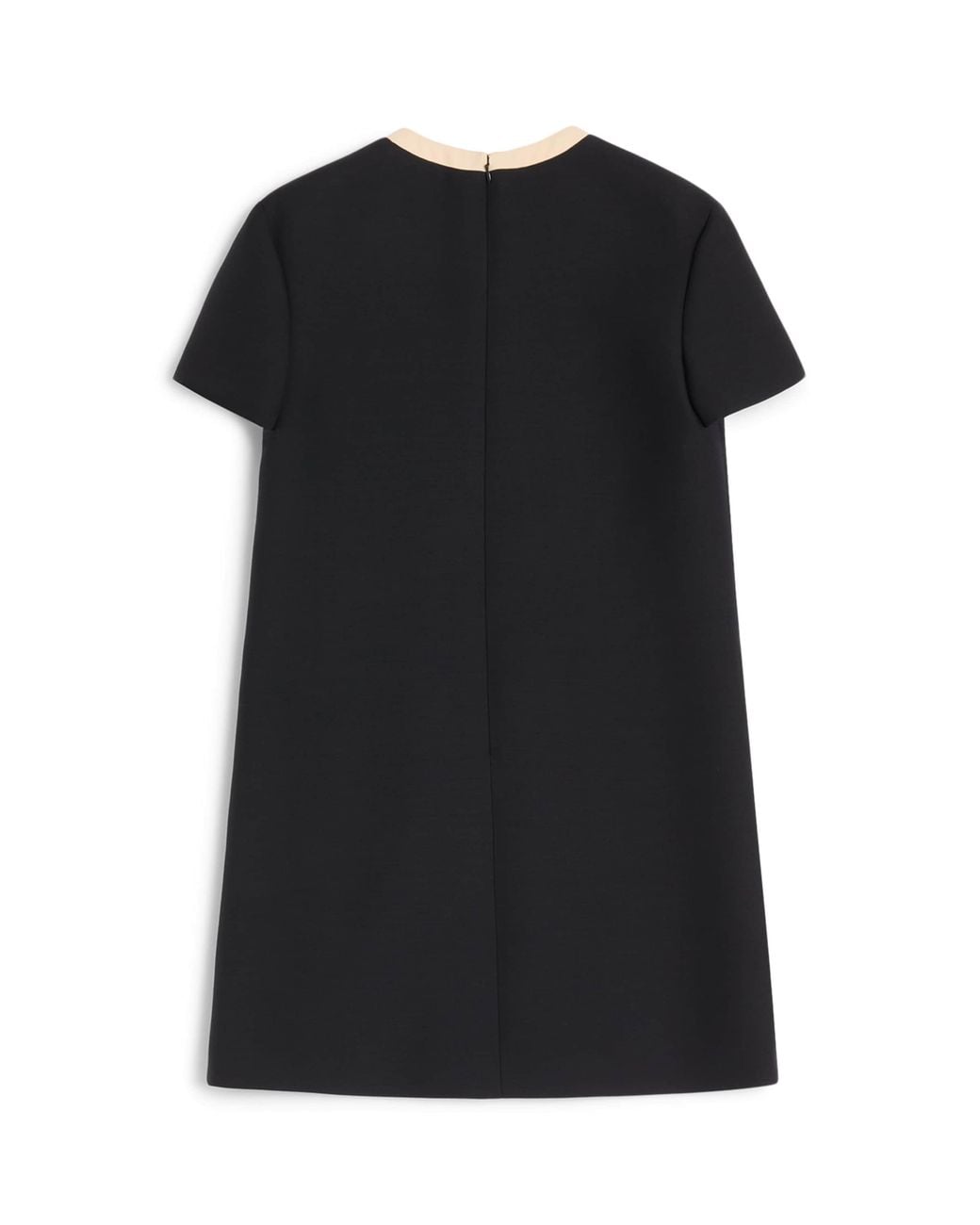 Valentino Black Crepe A-Line Mini Dress
