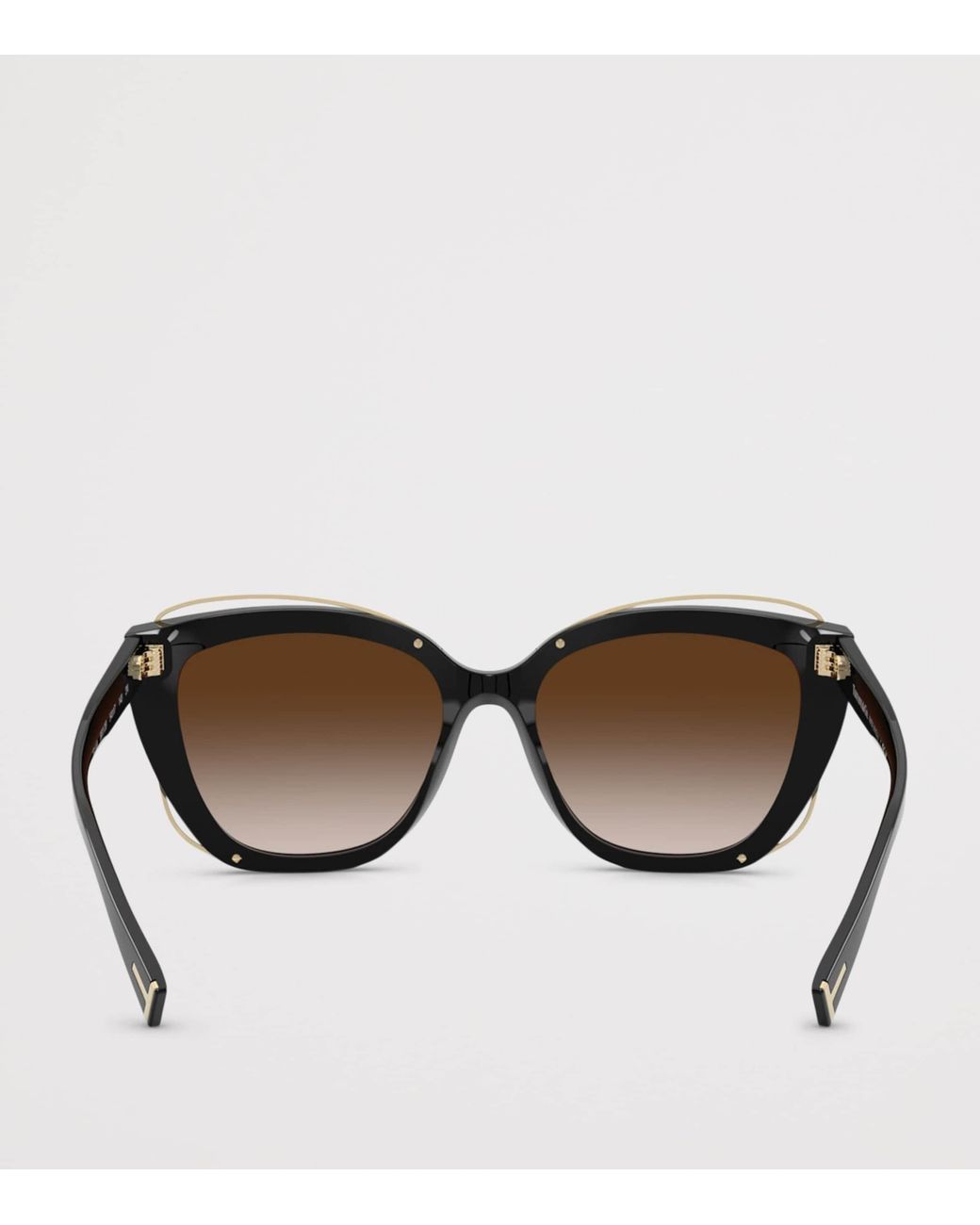 Tiffany & Co Brown Acetate Tf4148 Cat Eye Sunglasses