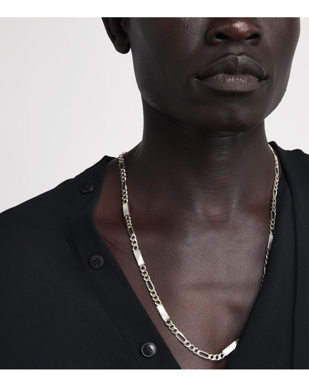FYR Natural Sterling And Pearl Base Necklace for men