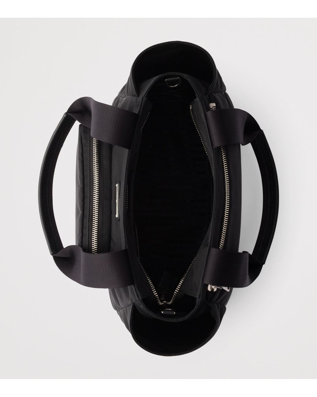 Prada Black Re-Nylon Tote Bag