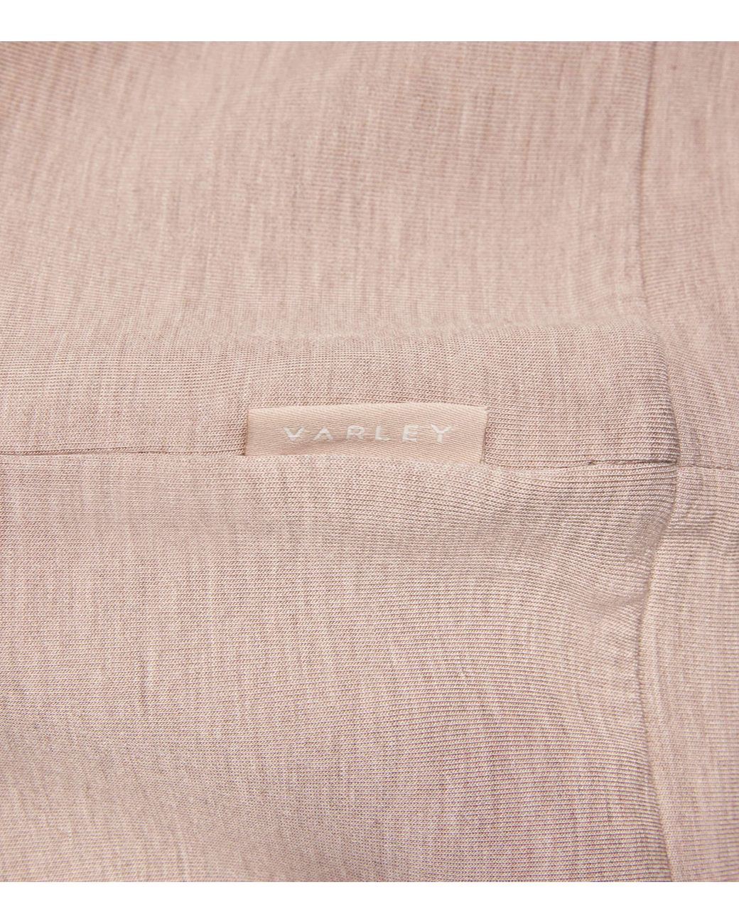 Varley Pink Doublesoft Davidson Quarter-Zip Sweatshirt