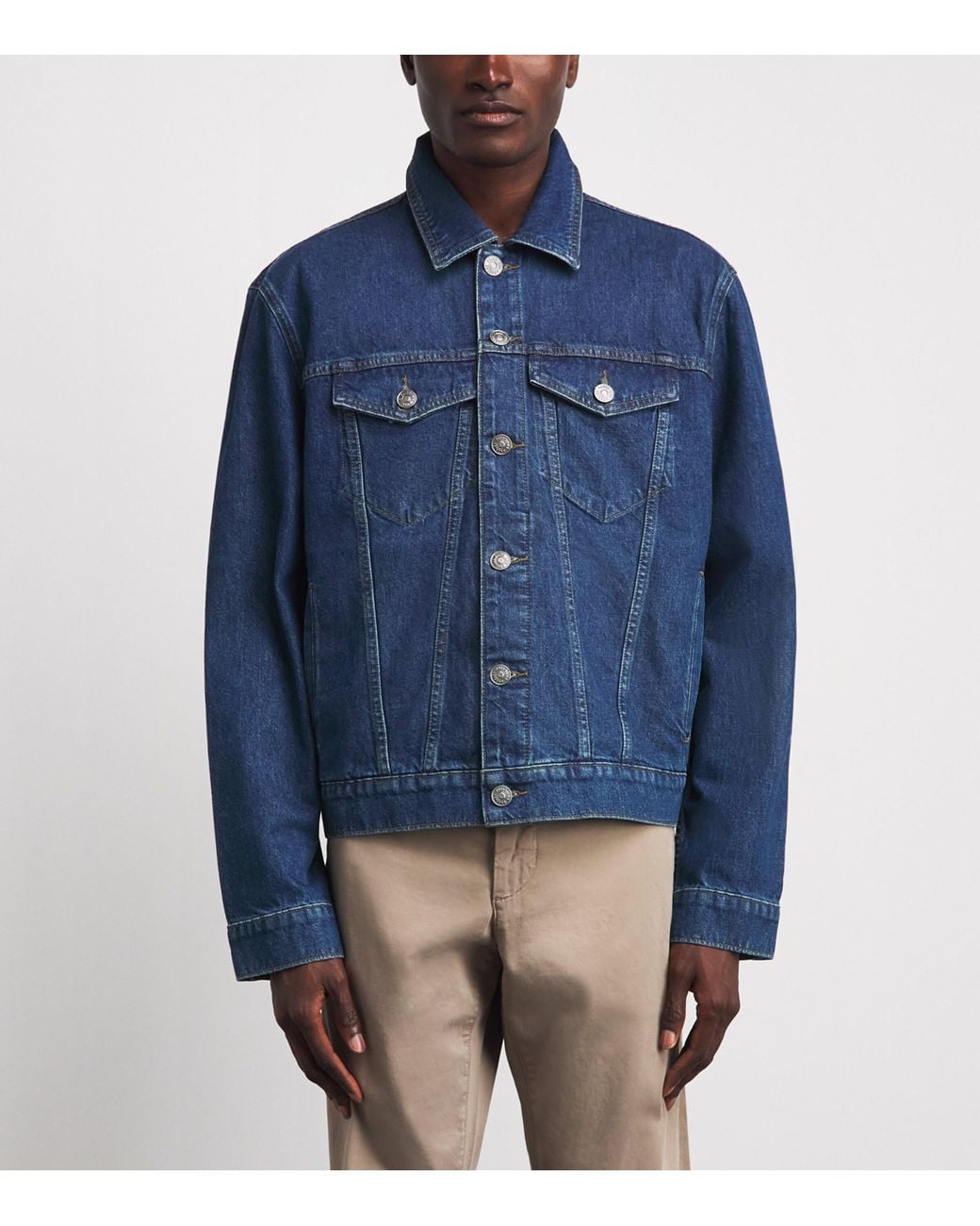 PAIGE Blue Erickson Denim Jacket for men