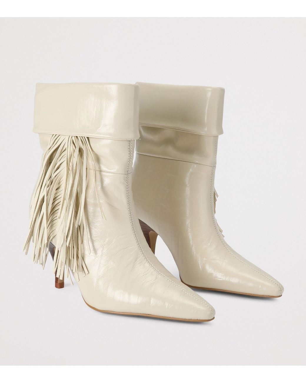 Kurt Geiger Natural Leather Piccadilly Slouch Boots