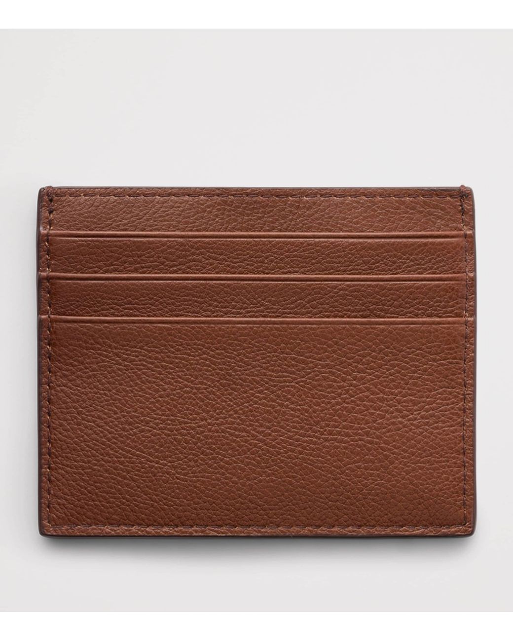Prada Brown Leather Card Holder