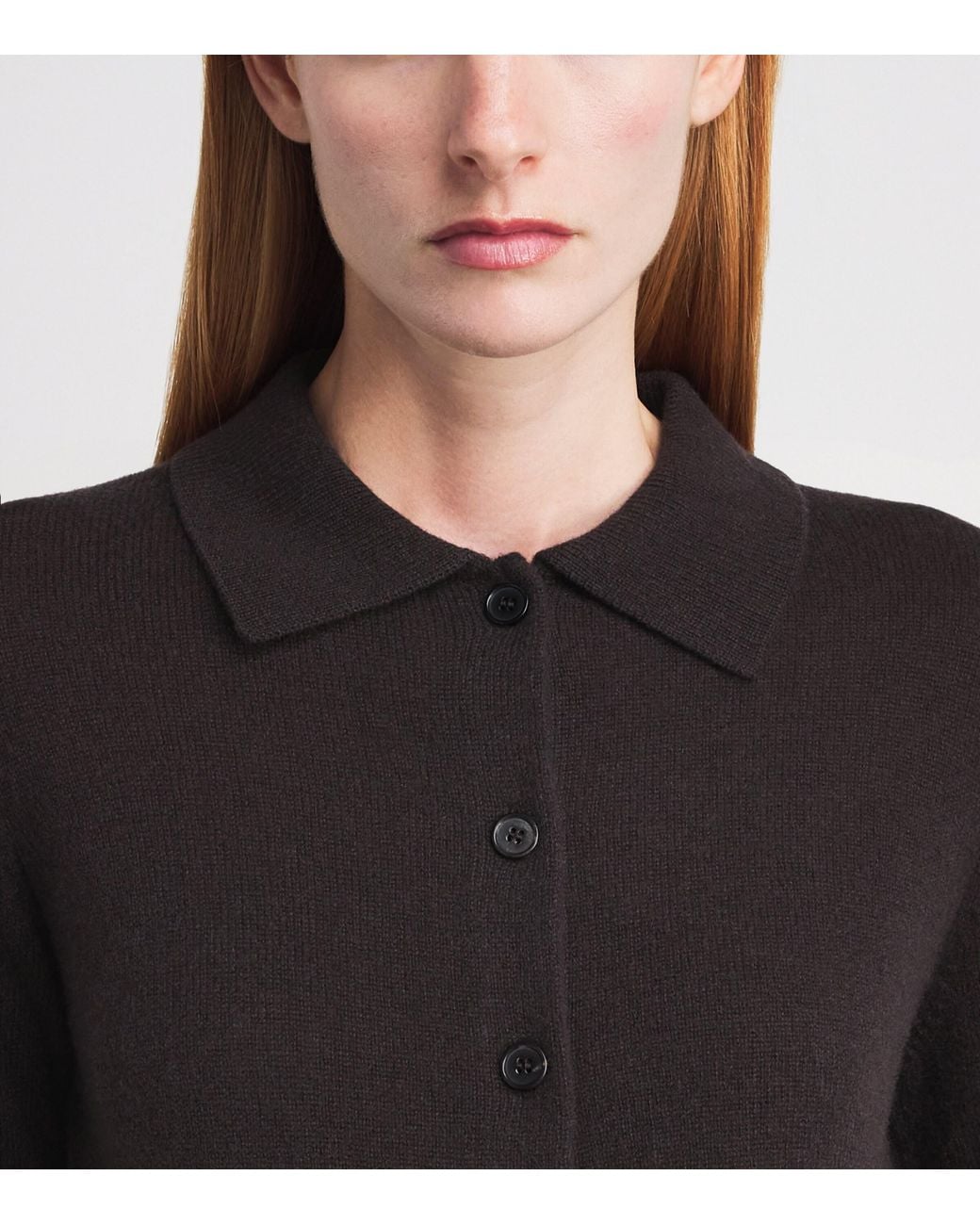 LeKasha Black This Shirt Cardigan From La Kasha, Organic Cashmere