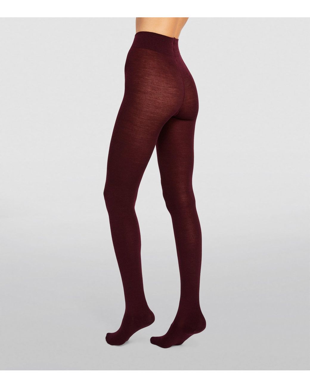 Falke Purple Soft Merino Tights