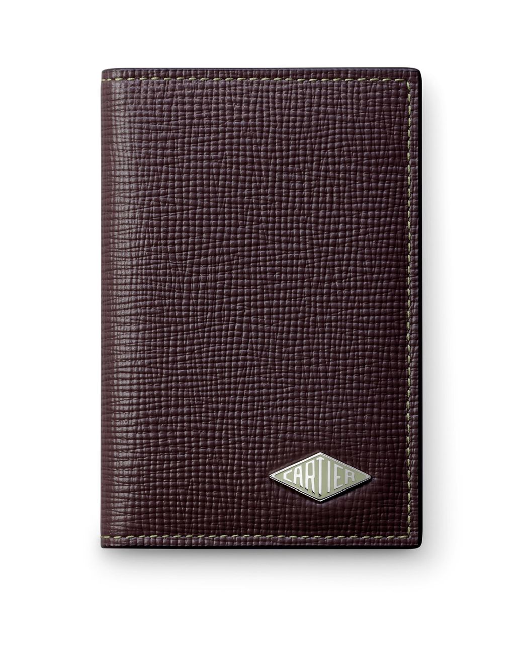 Cartier Purple Leather Losange Card Holder for men
