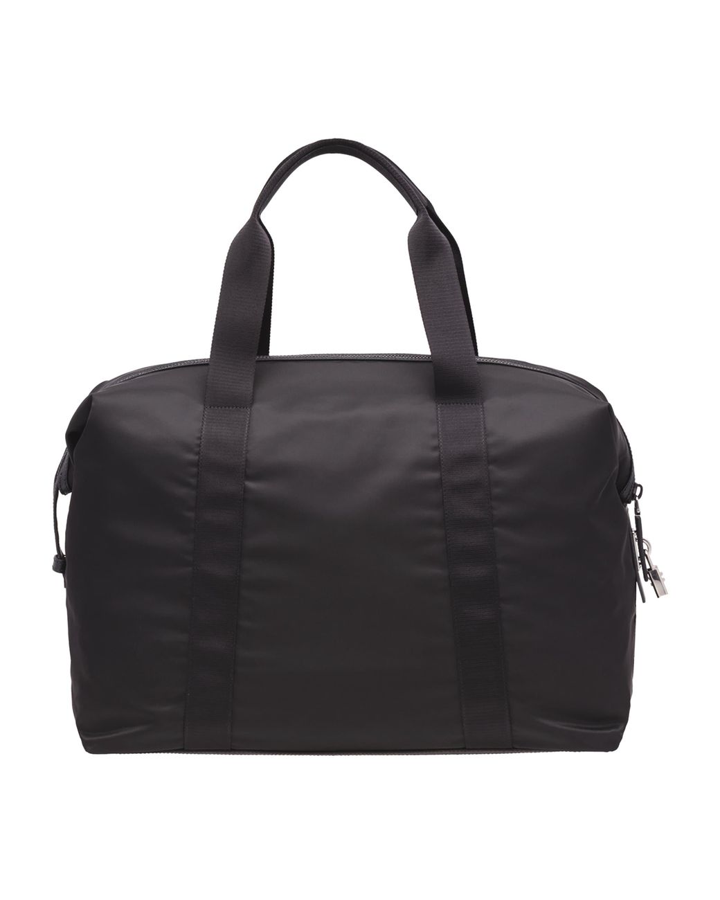 Prada Black Re-Nylon Duffle Bag for men