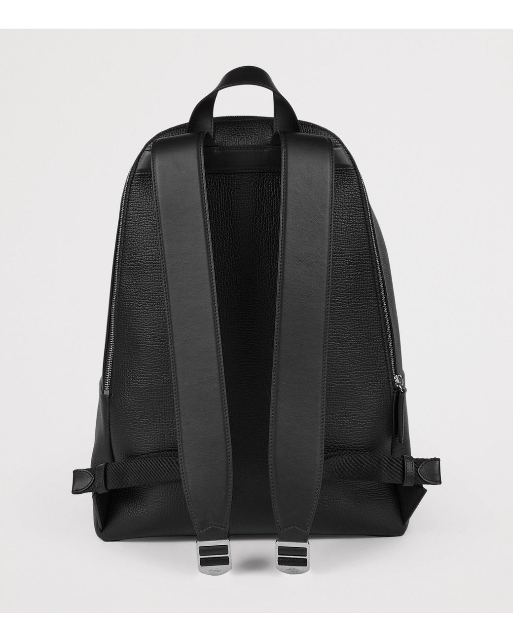 Smythson Black Leather Ludlow Backpack for men