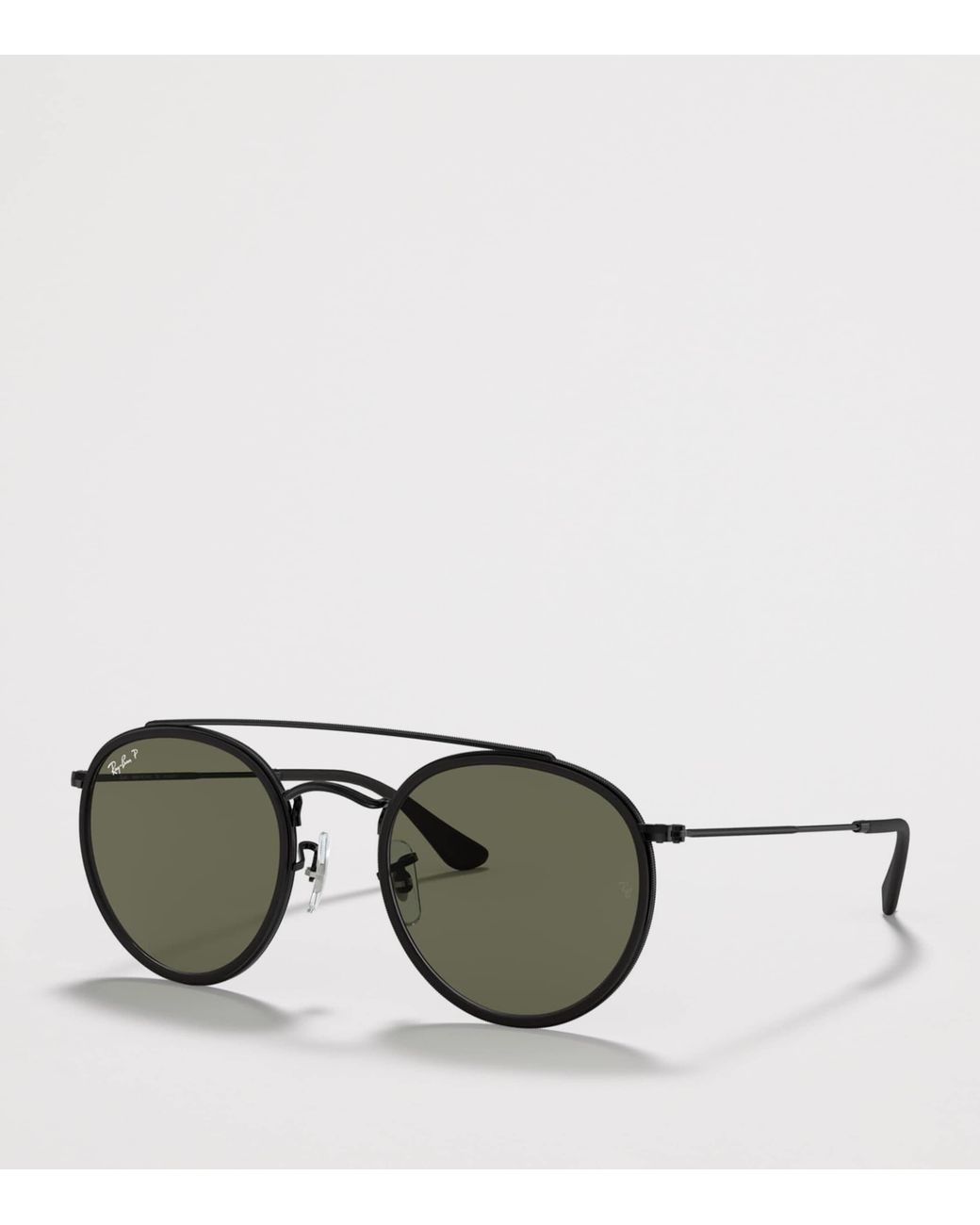 Ray-Ban Green Rb3647N Double Bridge Round Sunglasses