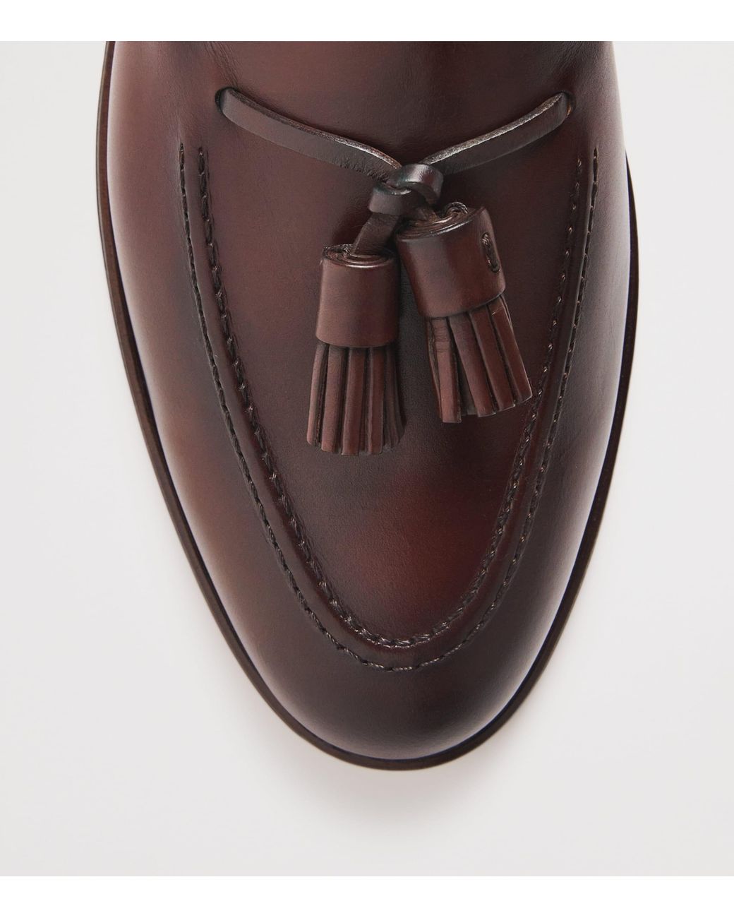 Polo Ralph Lauren Brown Leather Tasselled Maestra Loafers