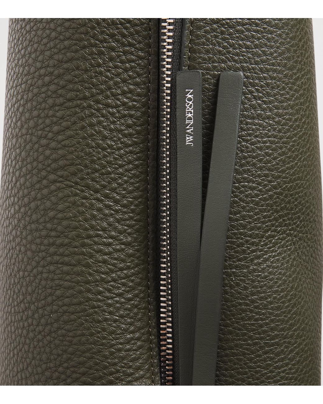 J.W. Anderson Green Leather Loafer Messenger Bag for men