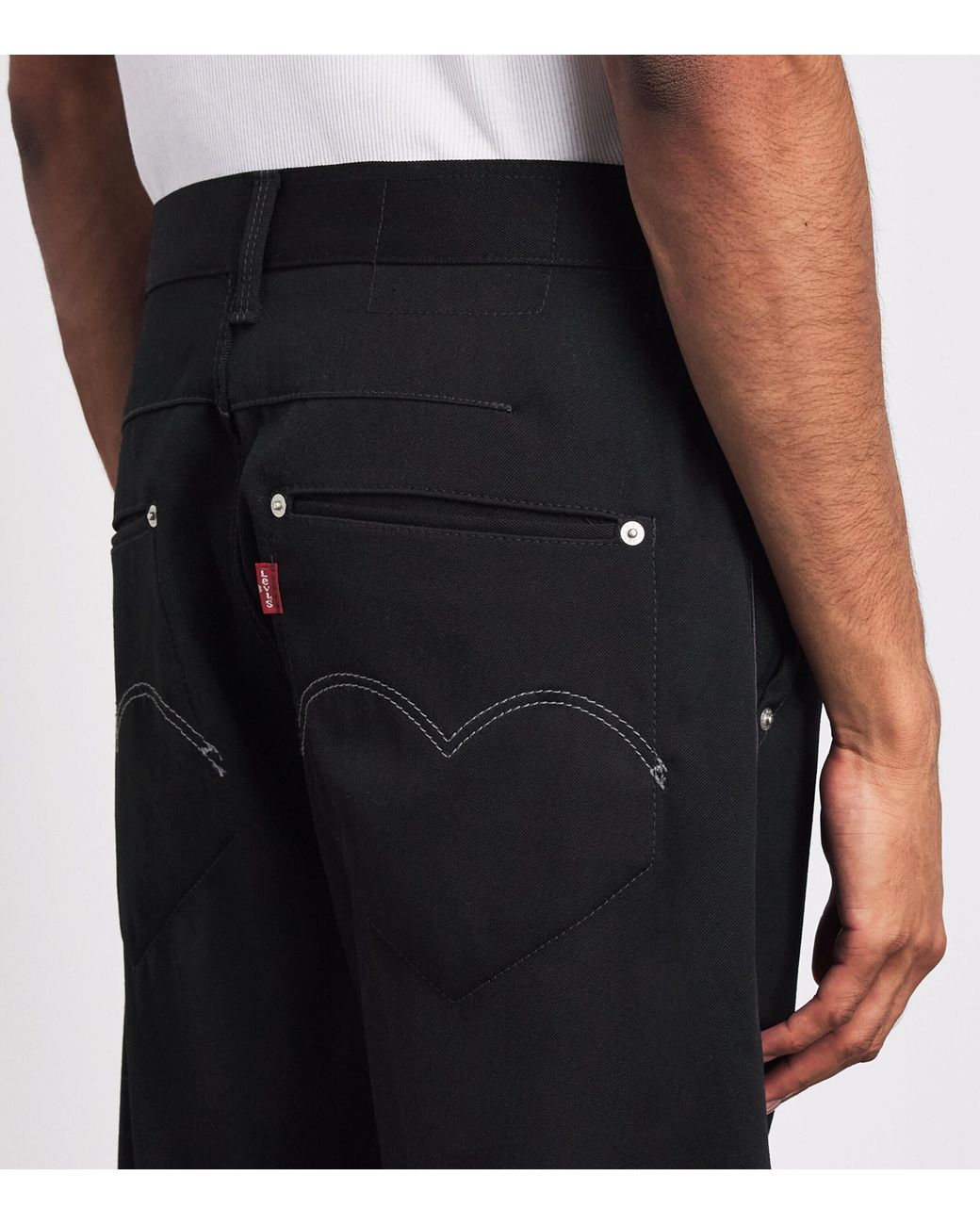 Junya Watanabe Black Wool Trousers for men