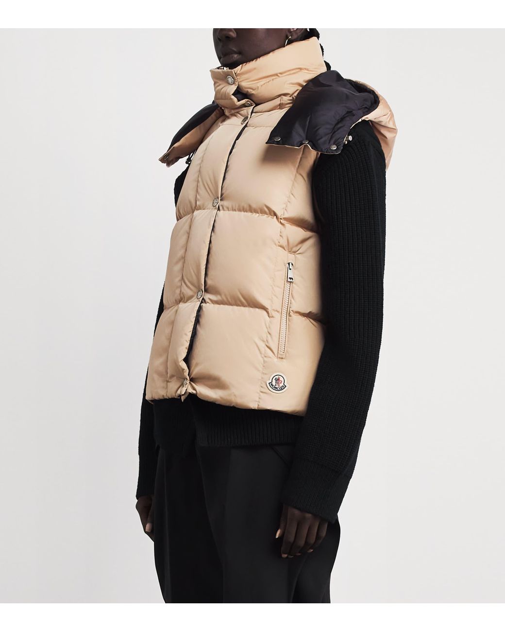 Moncler Natural Down Quilted Macareux Gilet