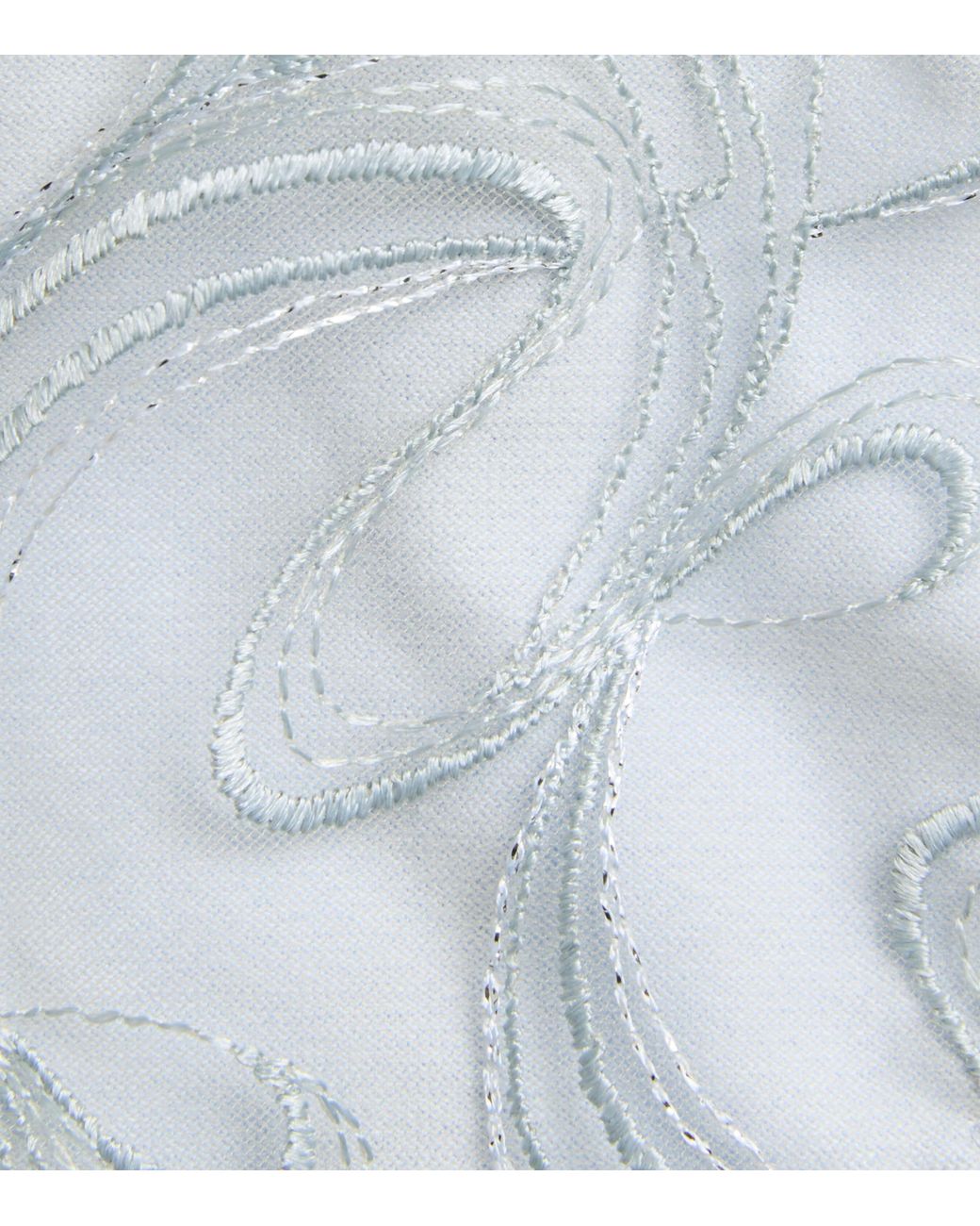 Bordelle White Embroidered Pearl Thong