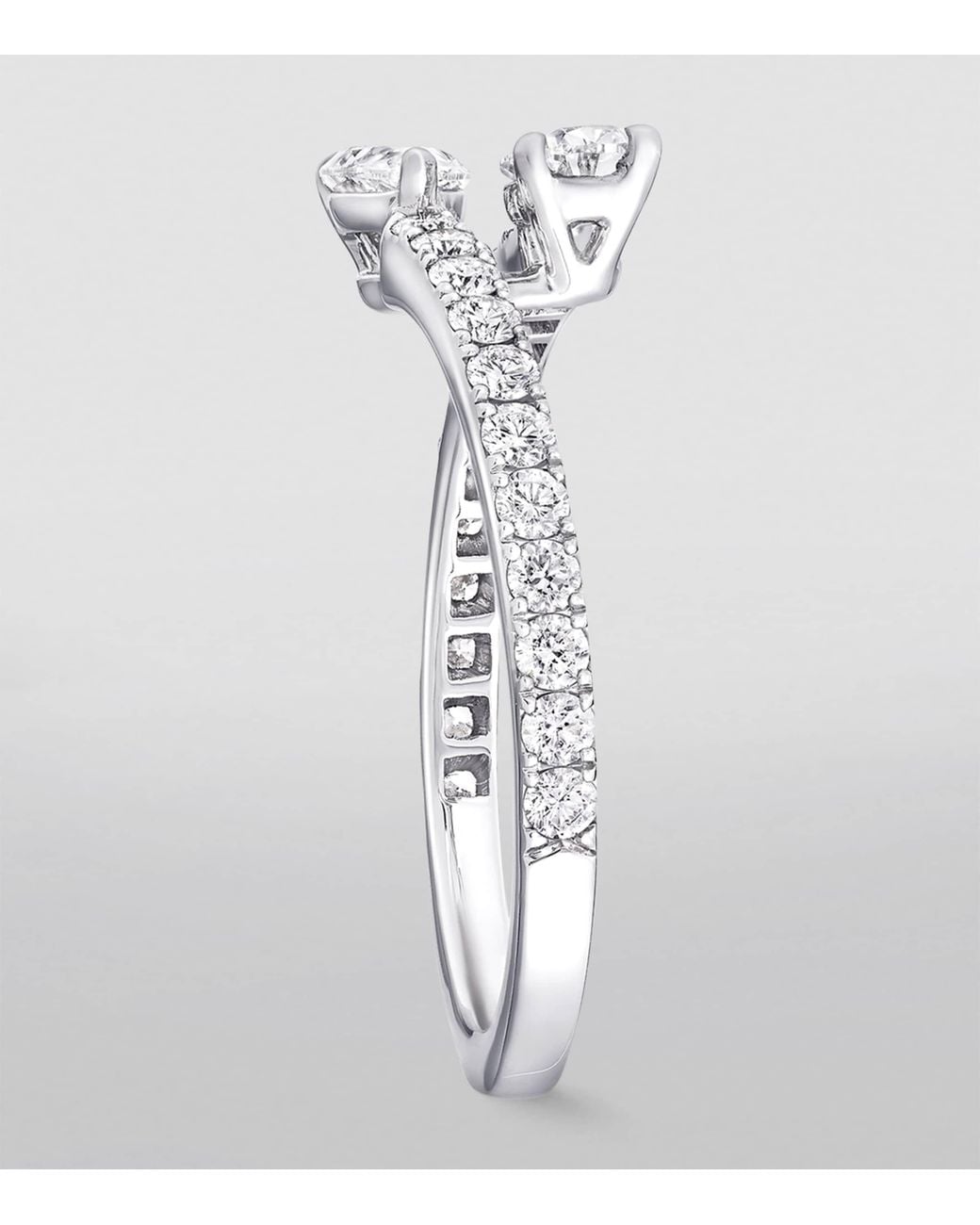 Graff White And Diamond Duet Ring