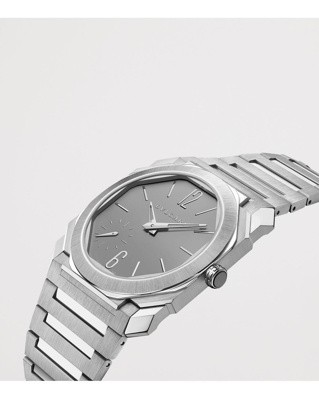 BVLGARI Gray Titanium Octo Finissimo Automatic Watch