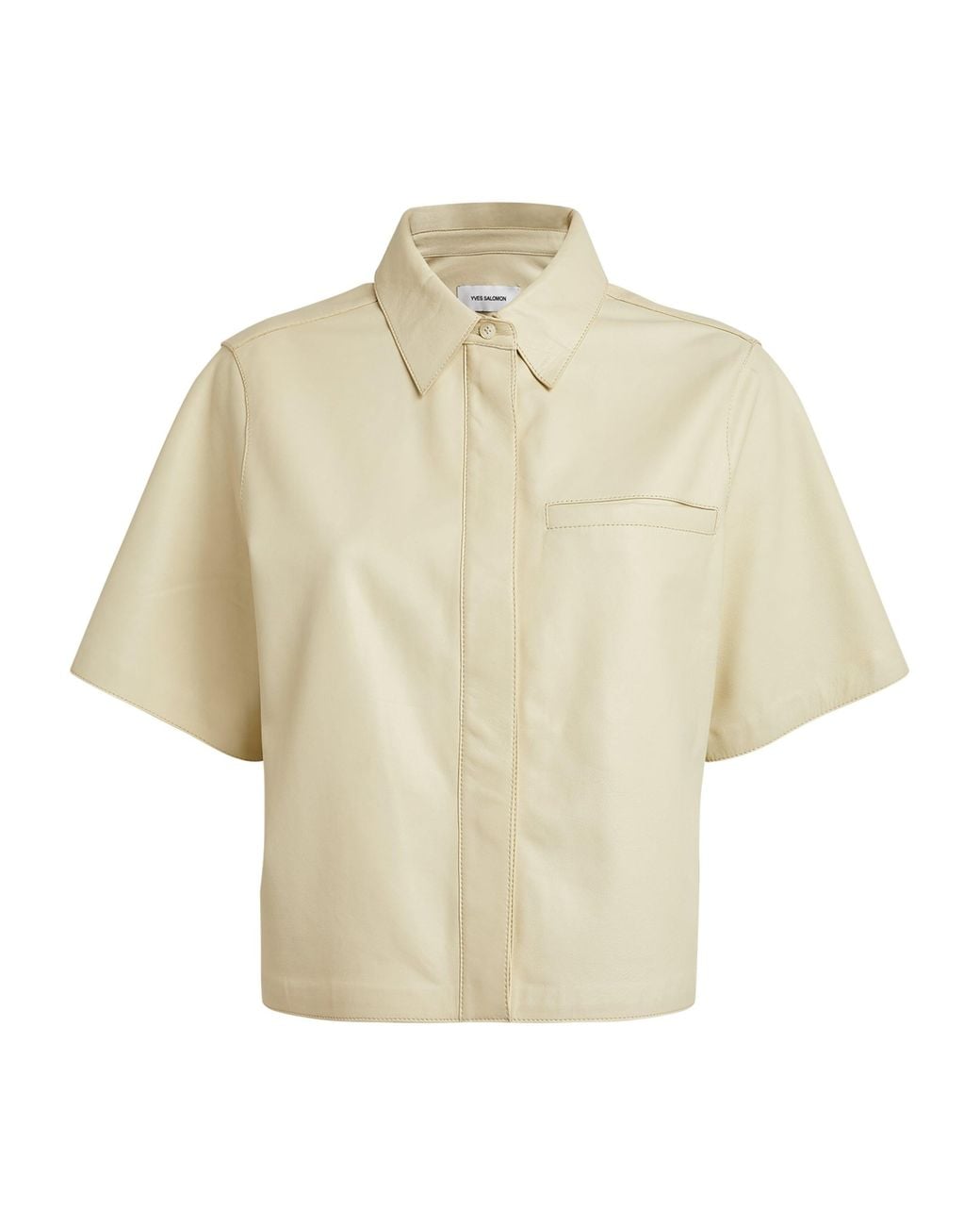 Yves Salomon Natural Leather Shirt