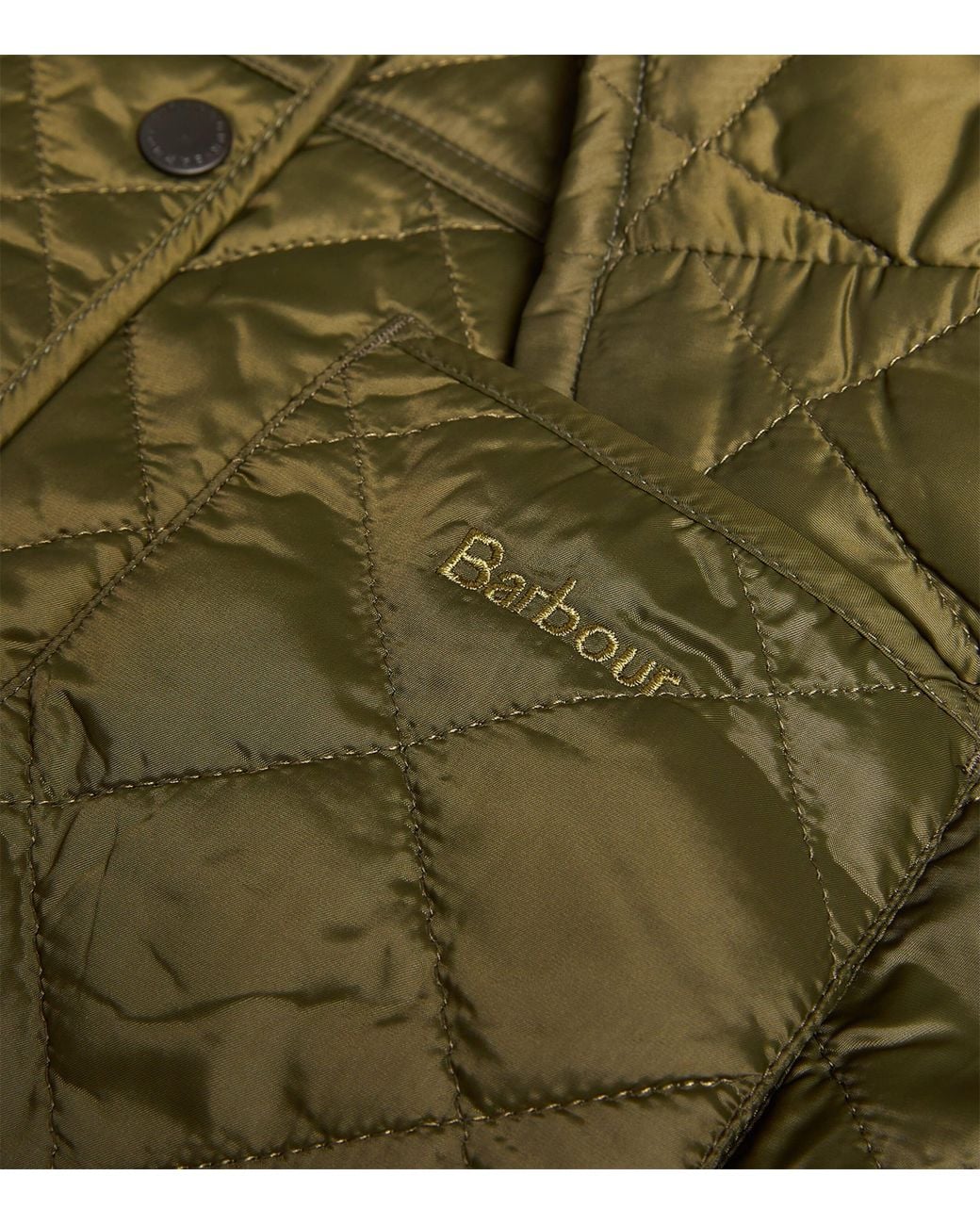 Barbour Green Quilted Deveron Jacket