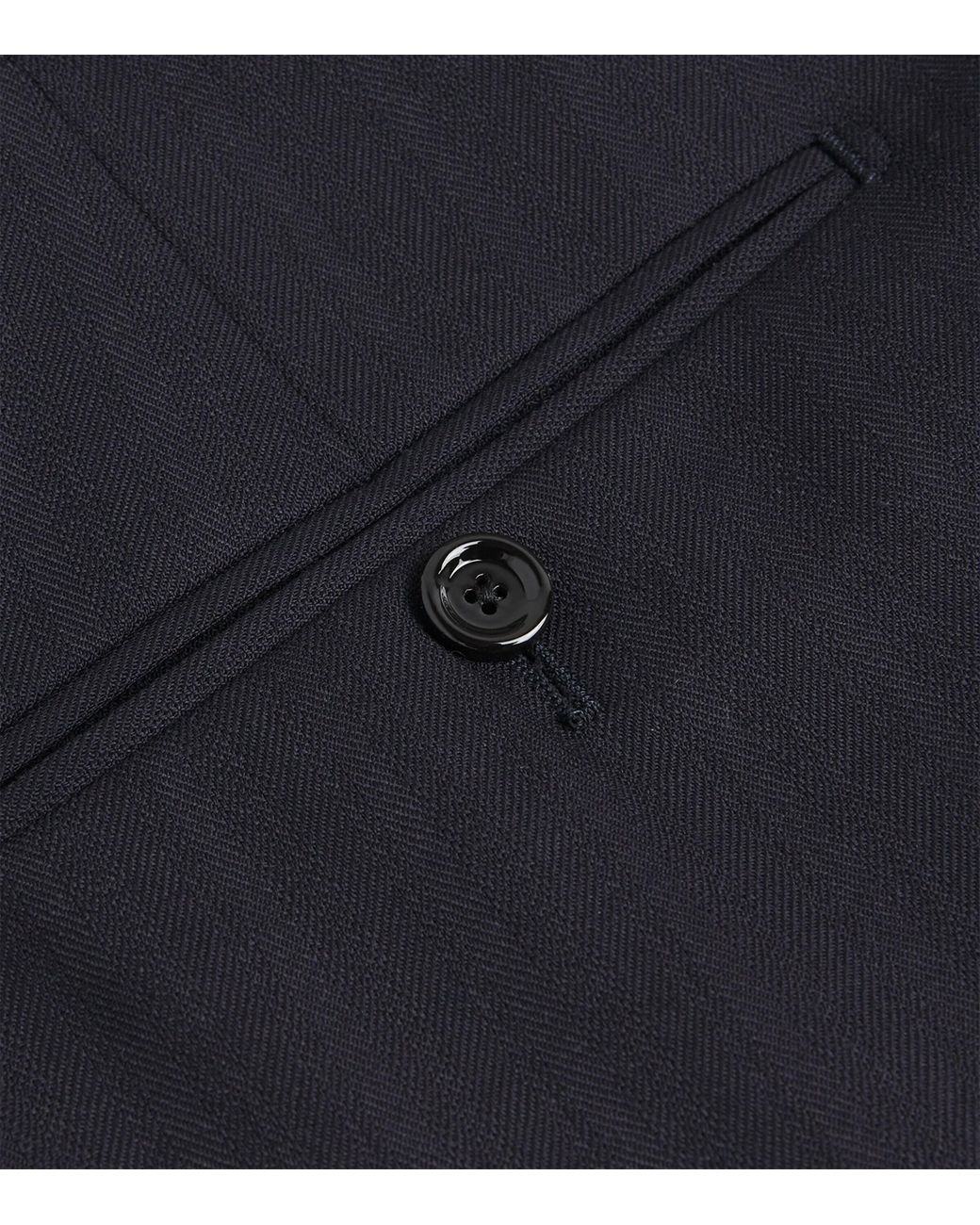 Lardini Blue Wool-Blend Pleated Straight Trousers for men