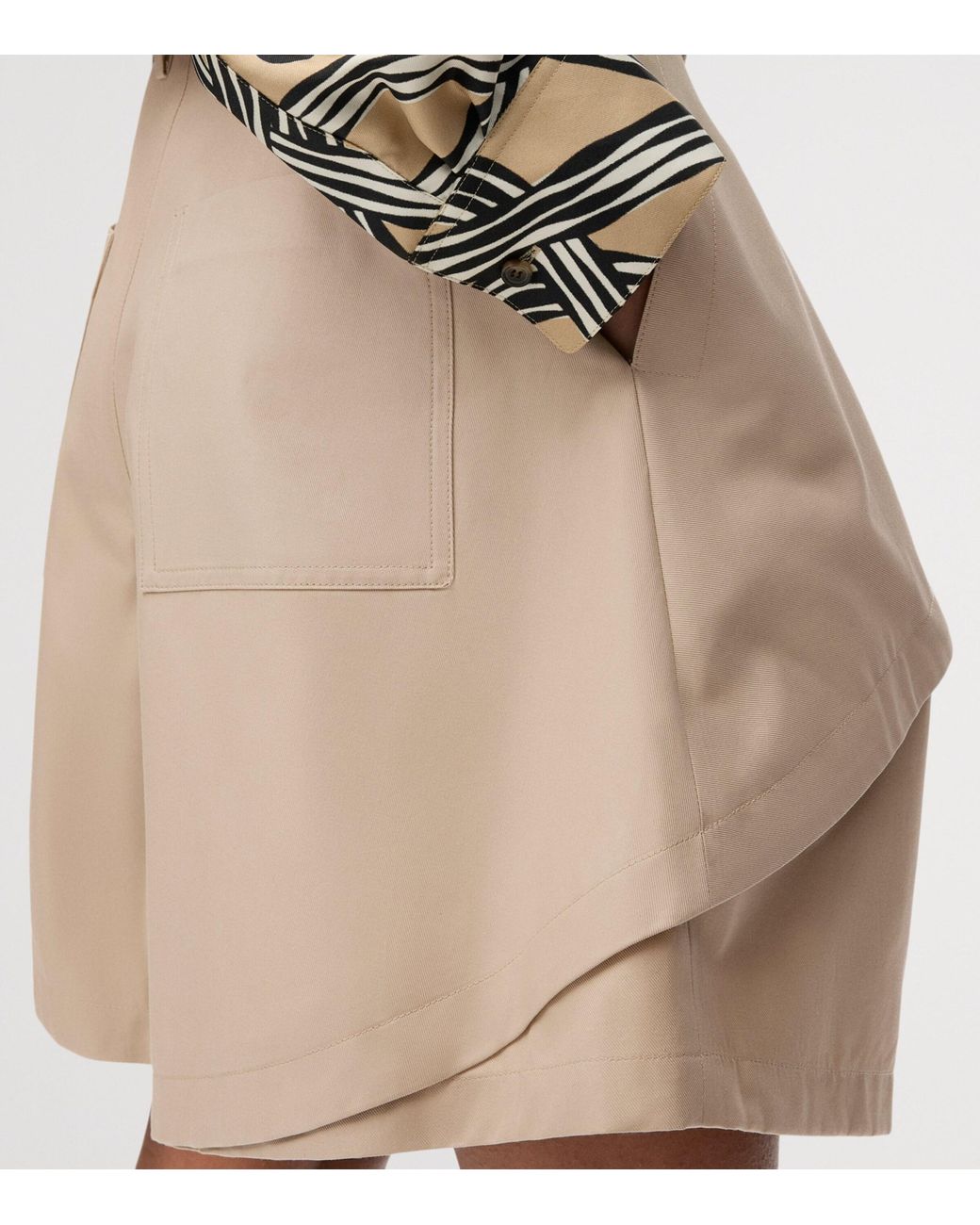 Loewe Natural X Paula's Ibiza Cotton Panelled Shorts