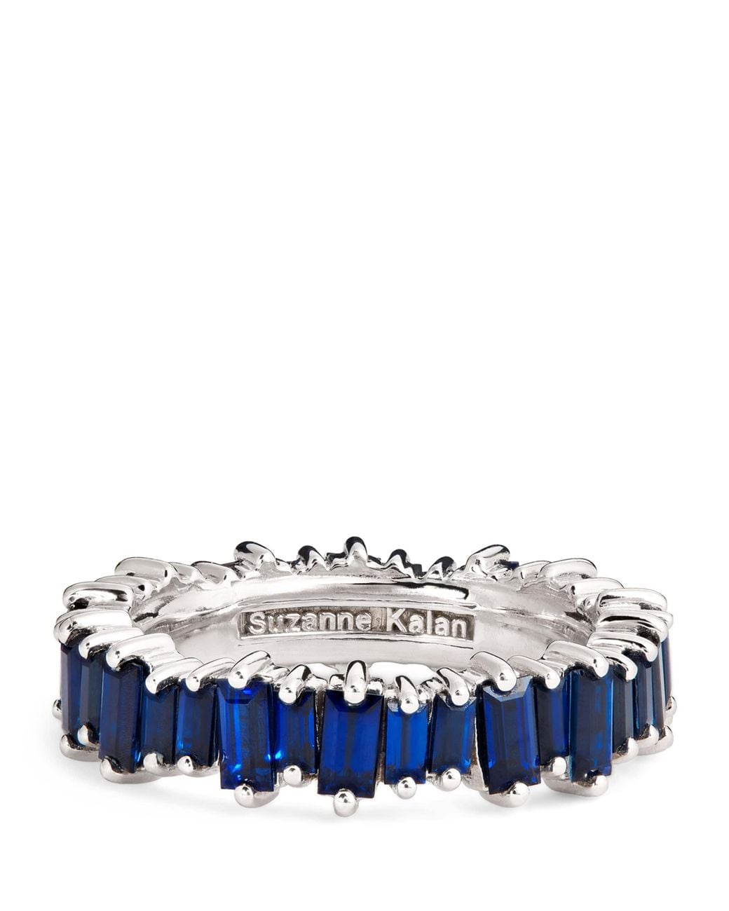 Suzanne Kalan Blue And Sapphire Bold Eternity Ring