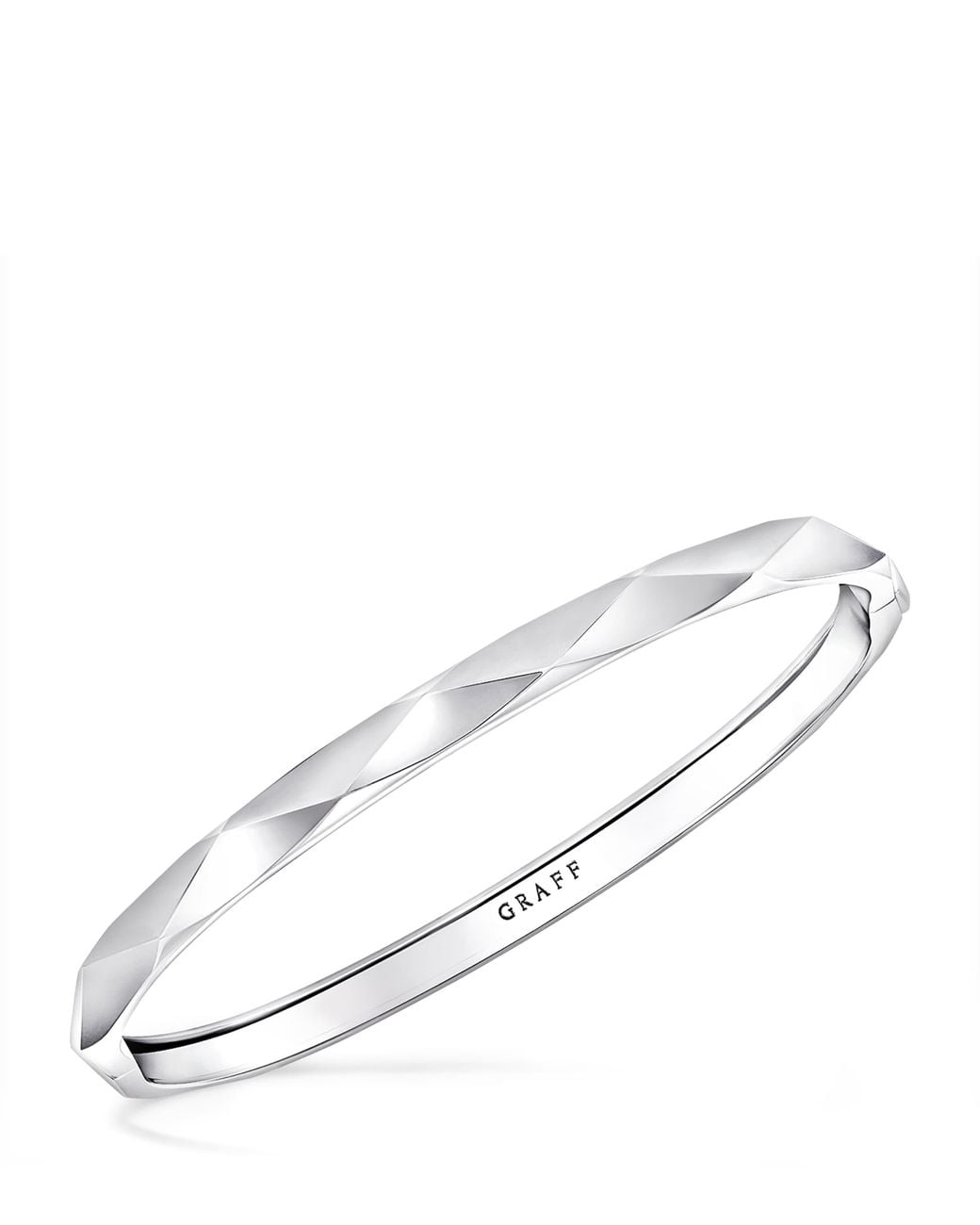 Graff White Laurence Signature Bangle