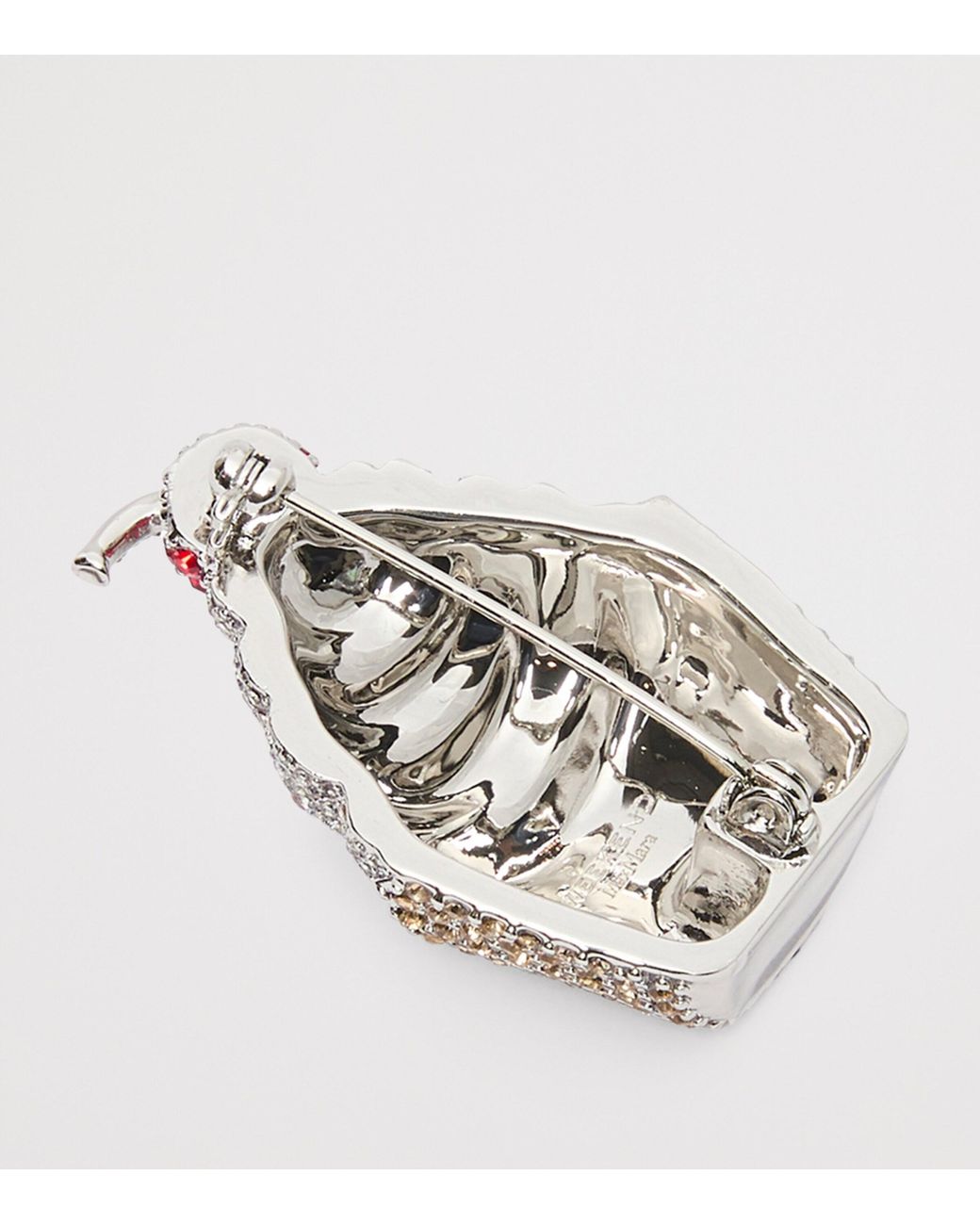 Weekend by Maxmara Metallic Embellished Cupcake Brooch